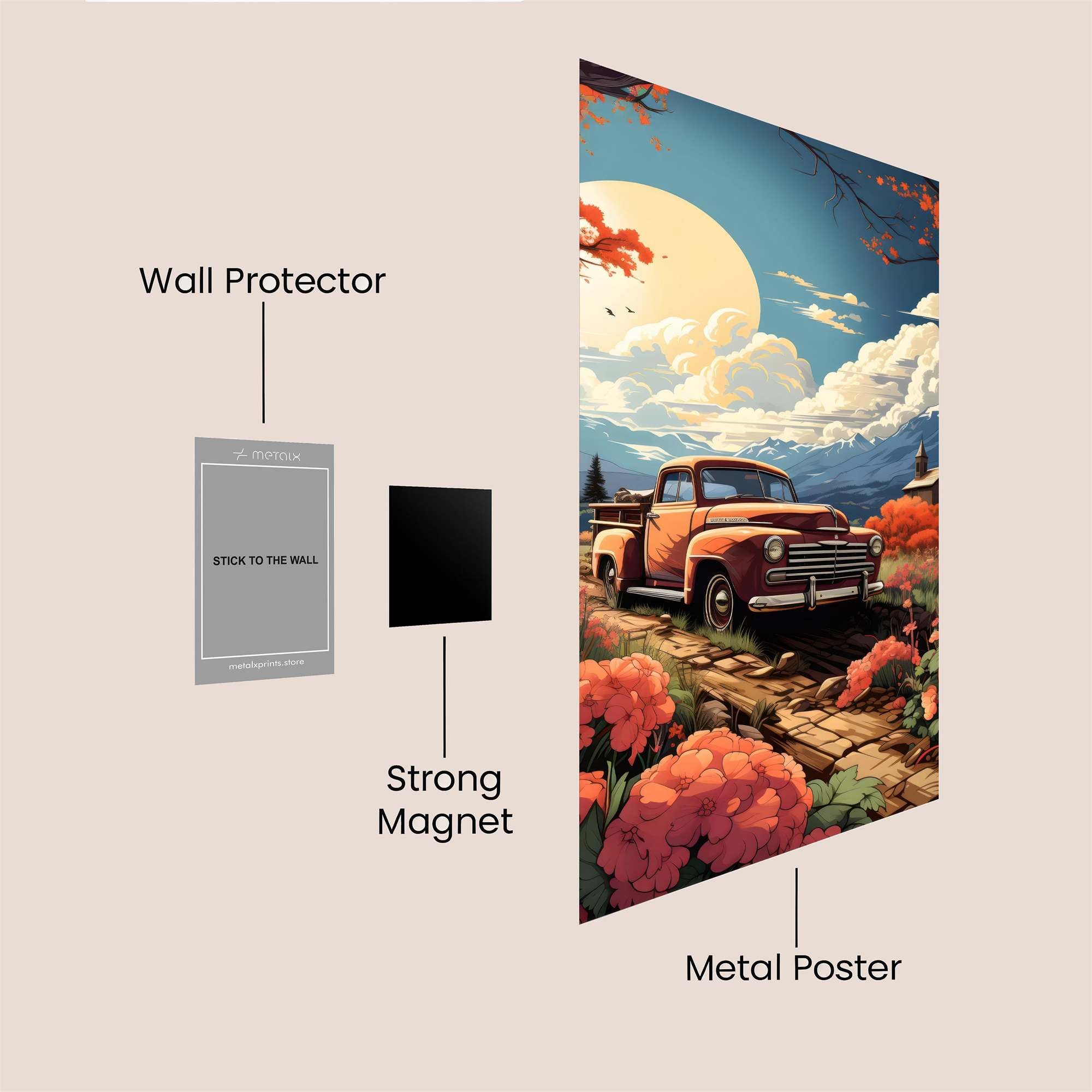 Autumn Serenity Safe Wall Magnetic / M