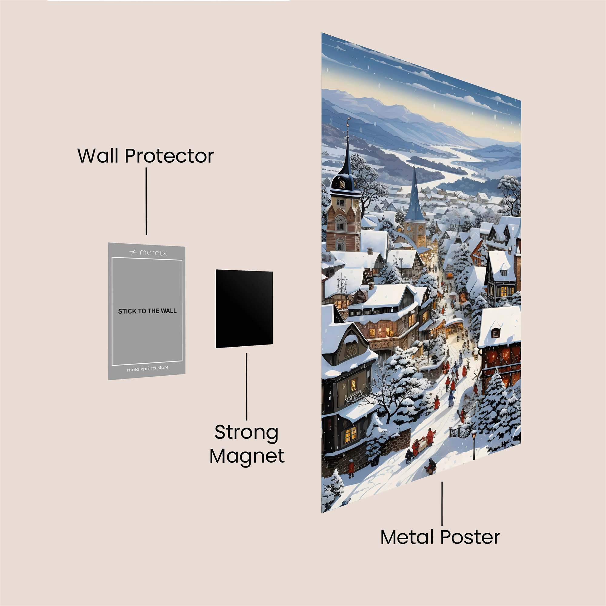 Alpine Serenity Safe Wall Magnetic / M