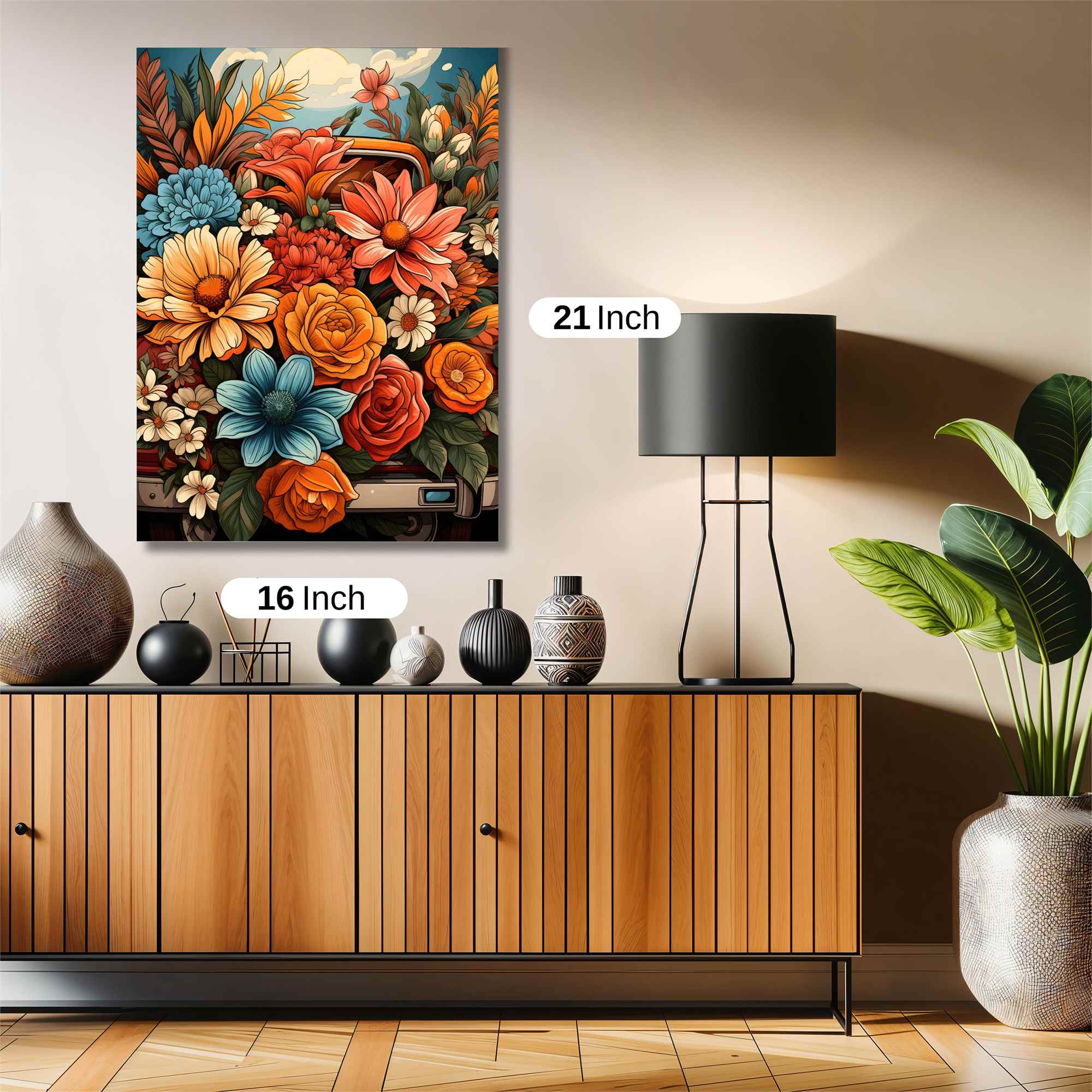 Floral Bliss Safe Wall Magnetic / M