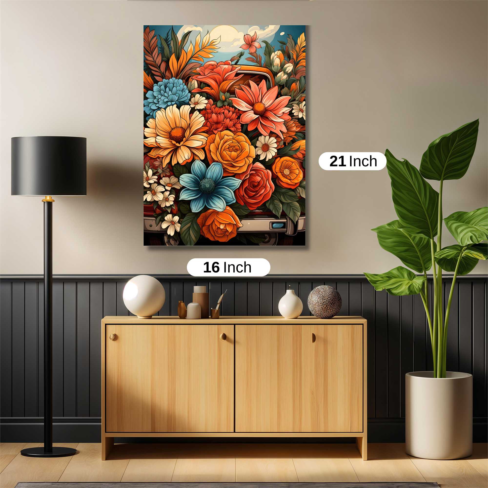 Floral Bliss Safe Wall Magnetic / M