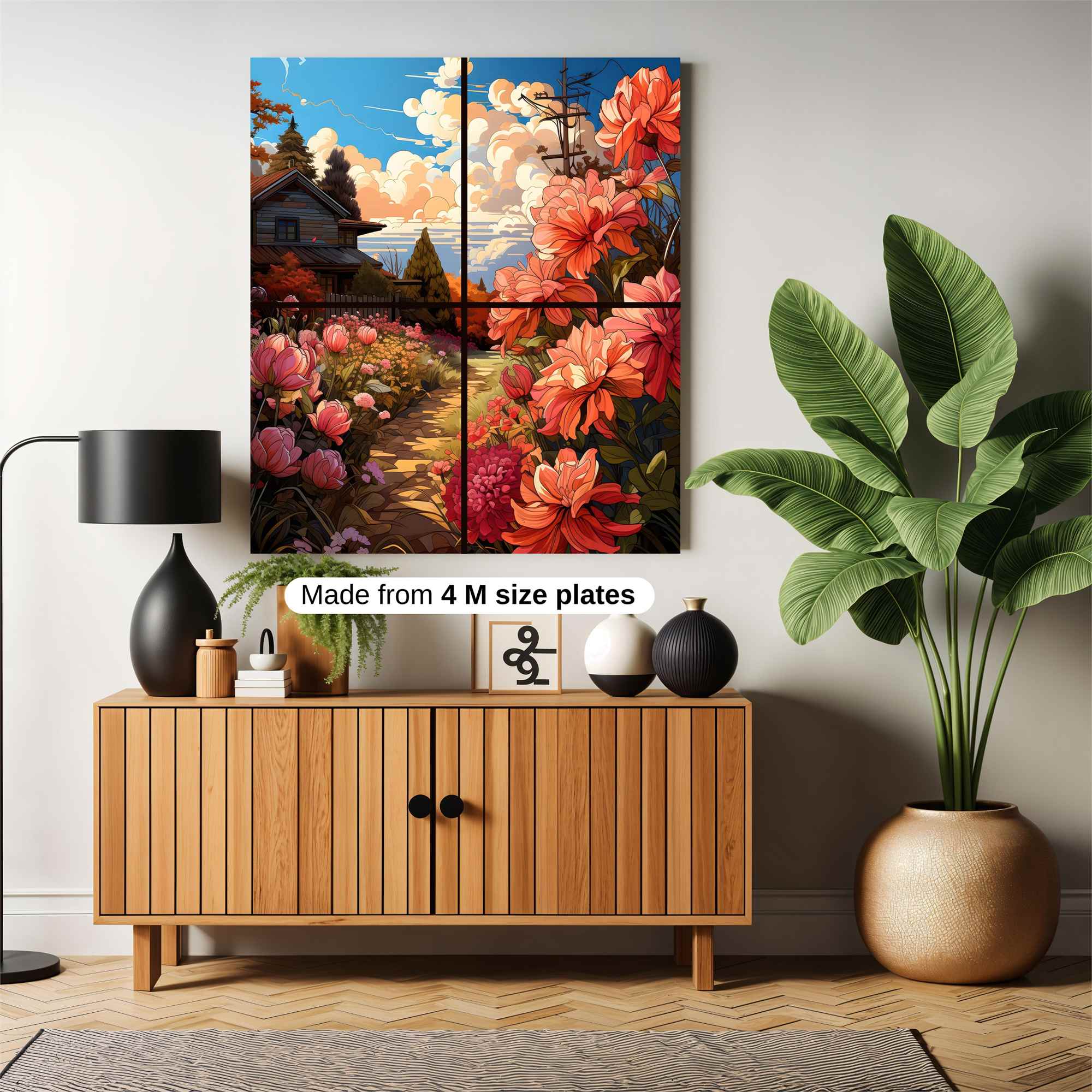 Cottage Serenity Safe Wall Magnetic / M