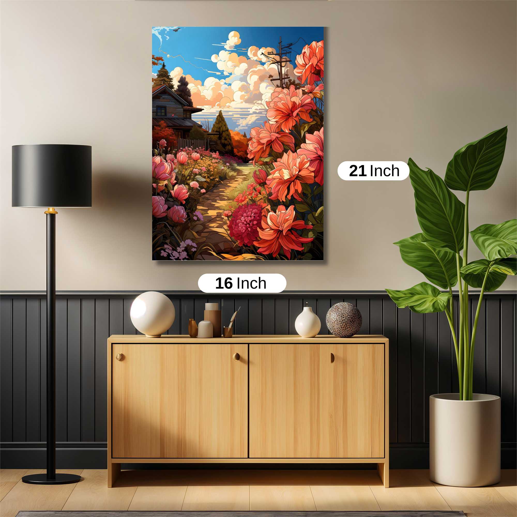 Cottage Serenity Safe Wall Magnetic / M