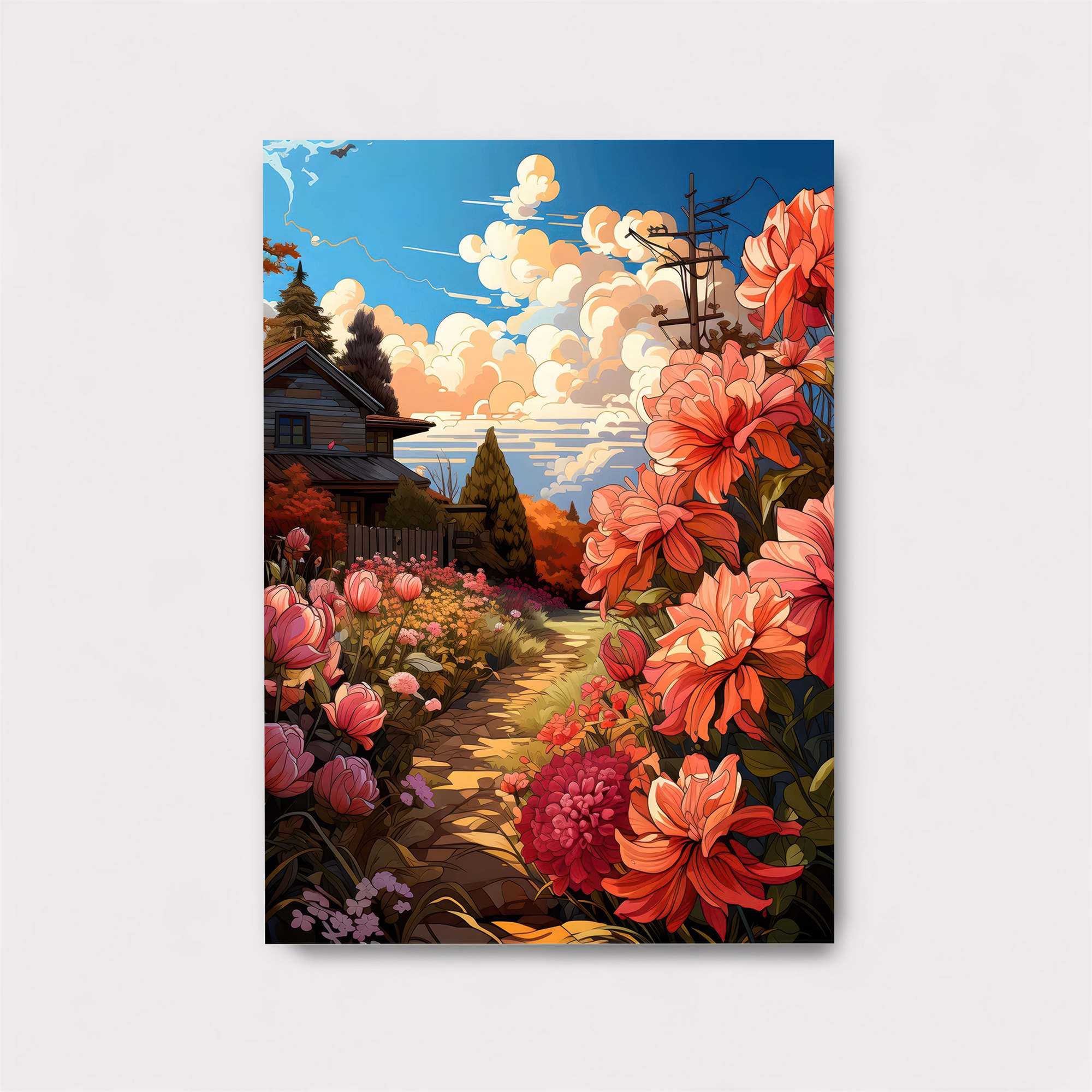 Cottage Serenity Safe Wall Magnetic / M