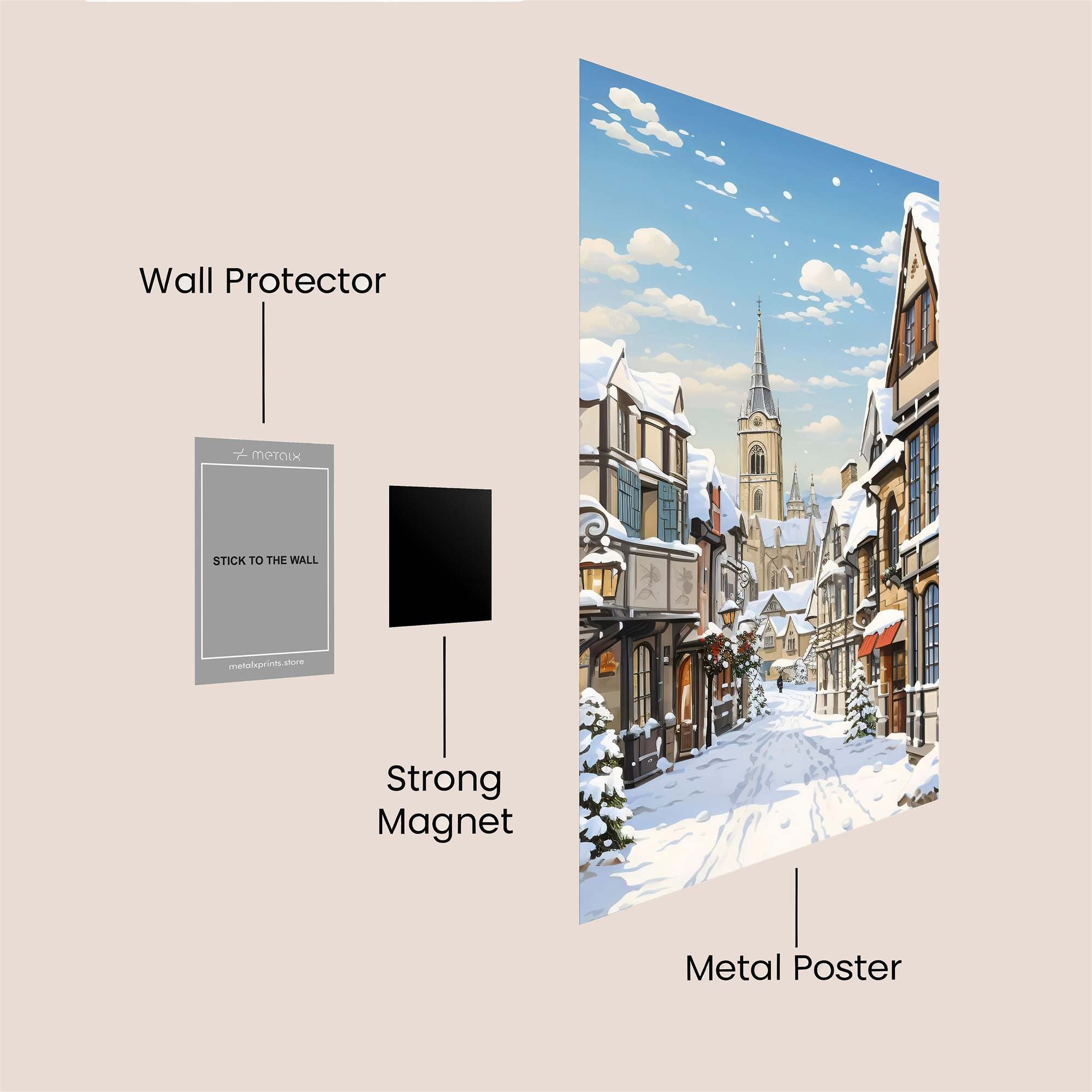 ChristmasWhimsy Safe Wall Magnetic / M