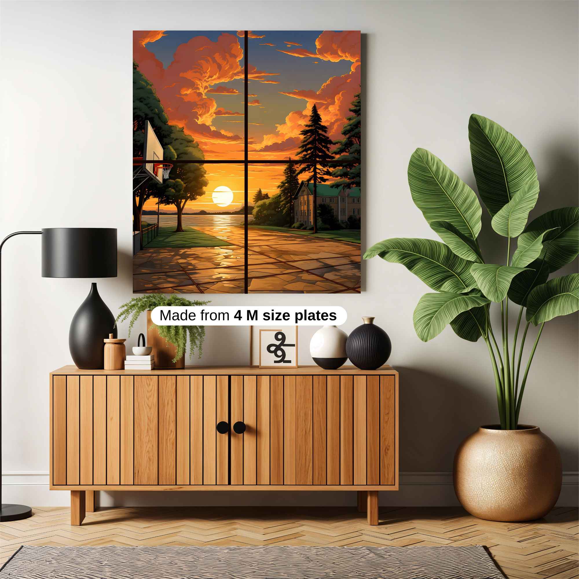Sunset Serenity Safe Wall Magnetic / M