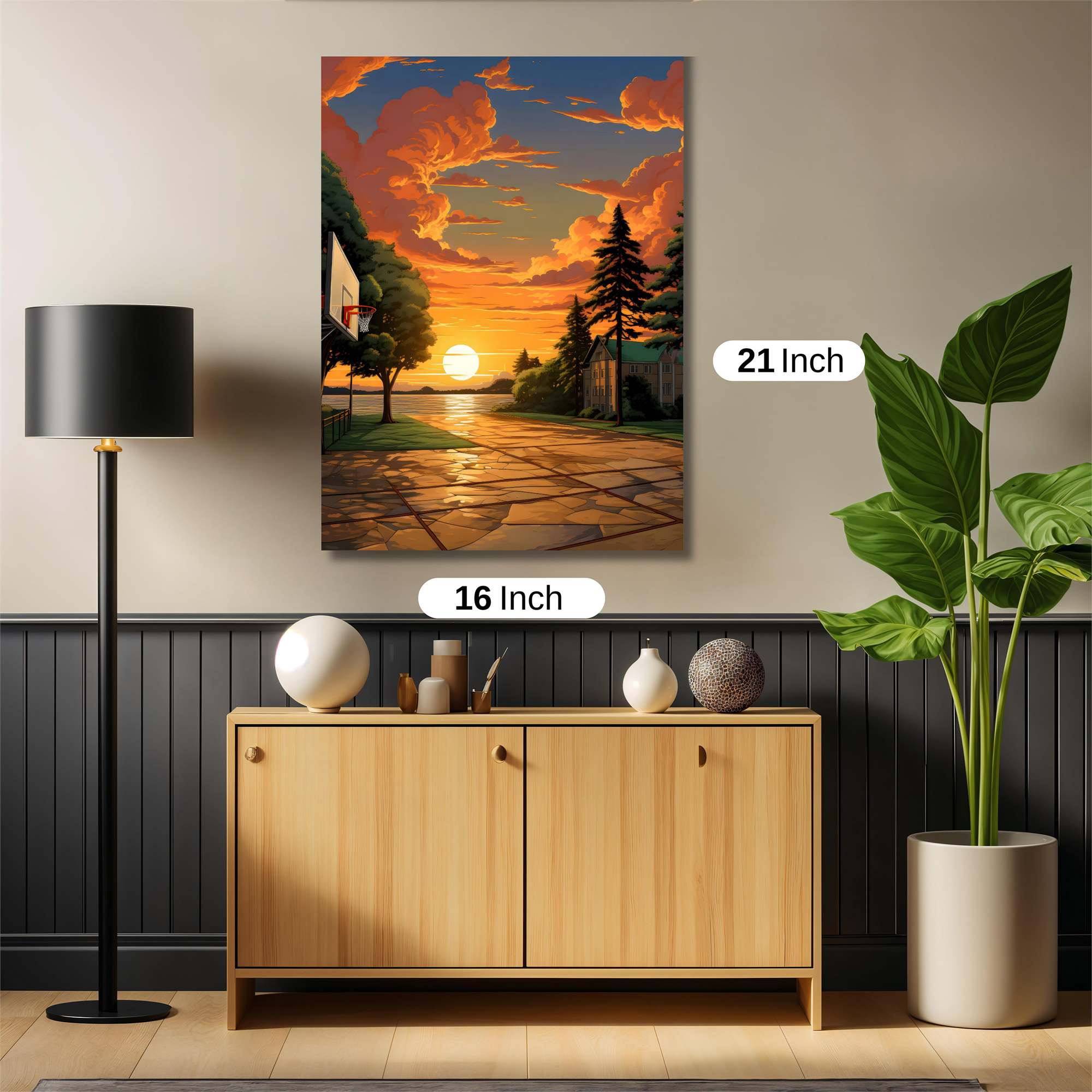 Sunset Serenity Safe Wall Magnetic / M