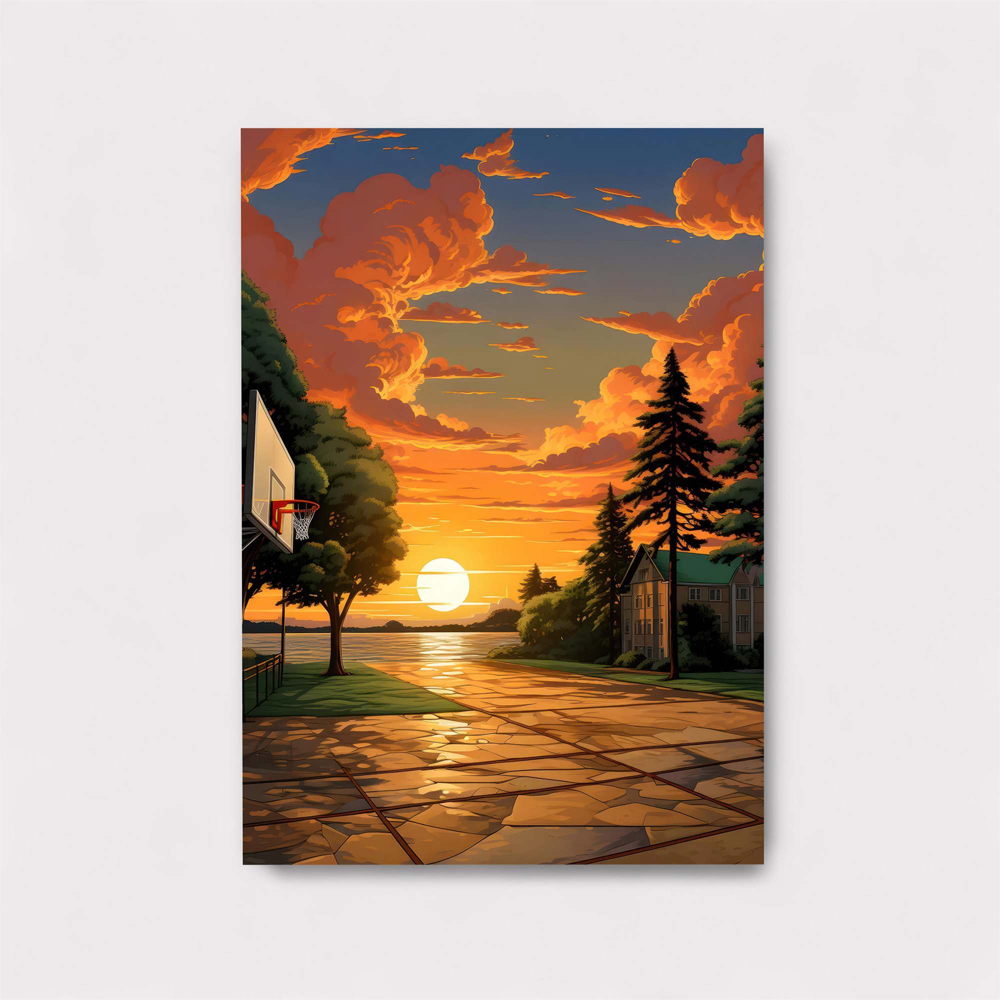 Sunset Serenity Safe Wall Magnetic / M