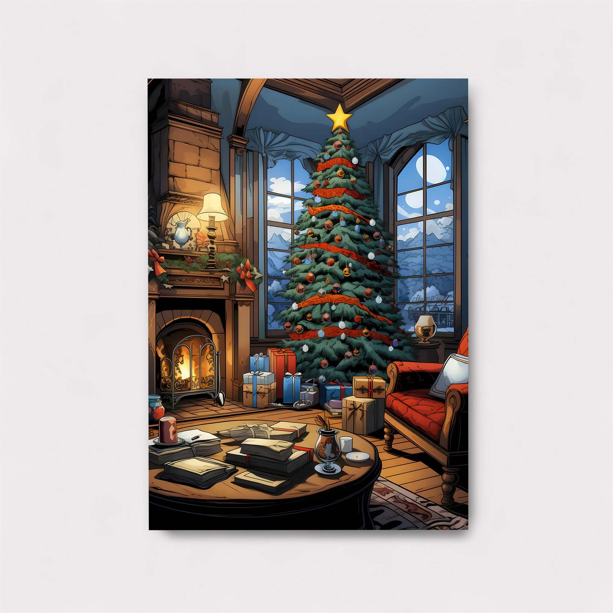 Christmas Cozy Safe Wall Magnetic / M