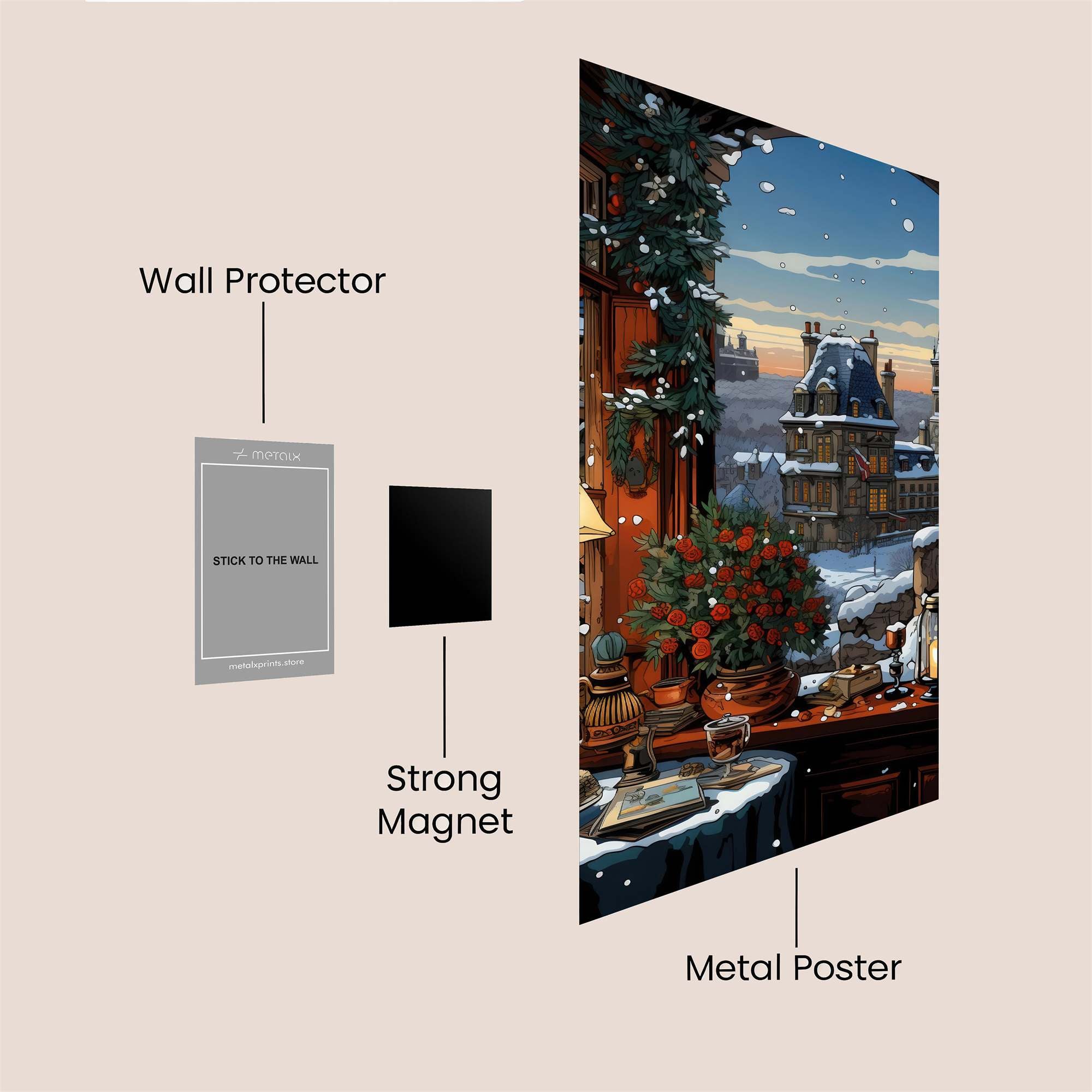 Castle Cozy Safe Wall Magnetic / M