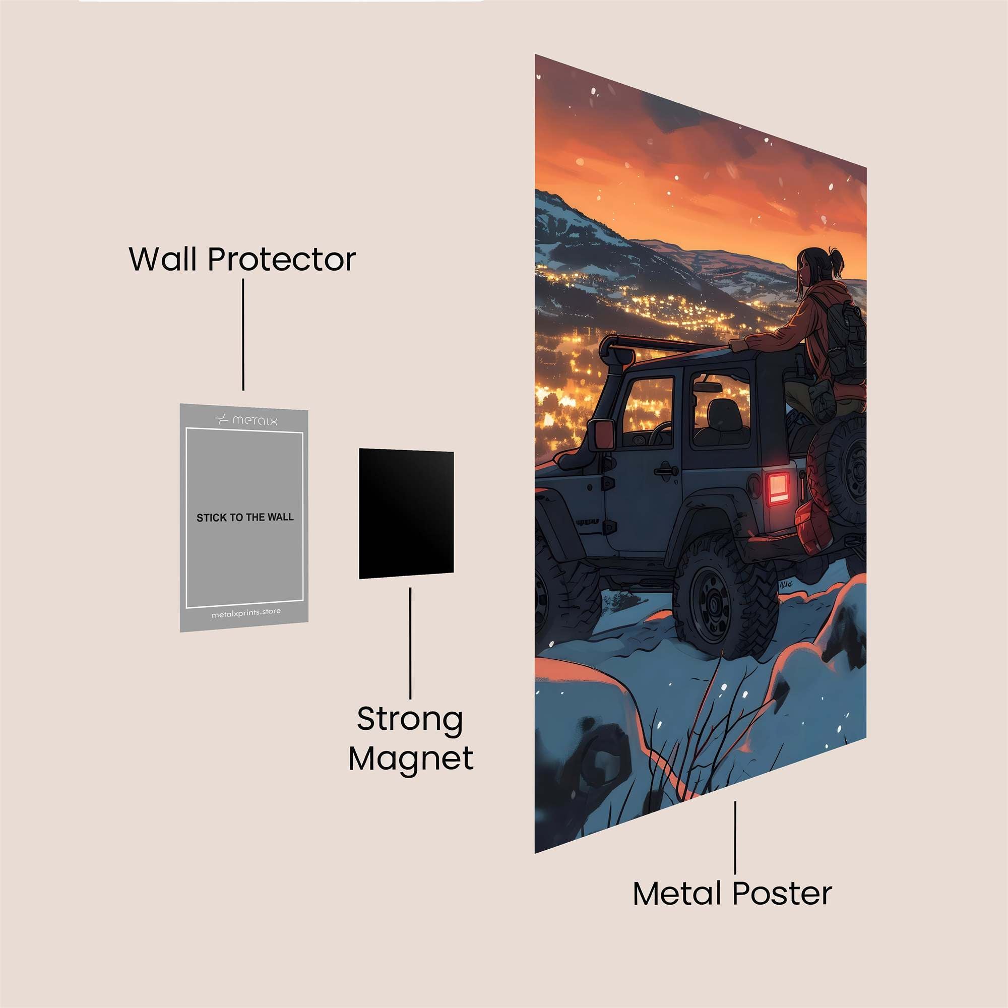 Adventure Glow Safe Wall Magnetic / M