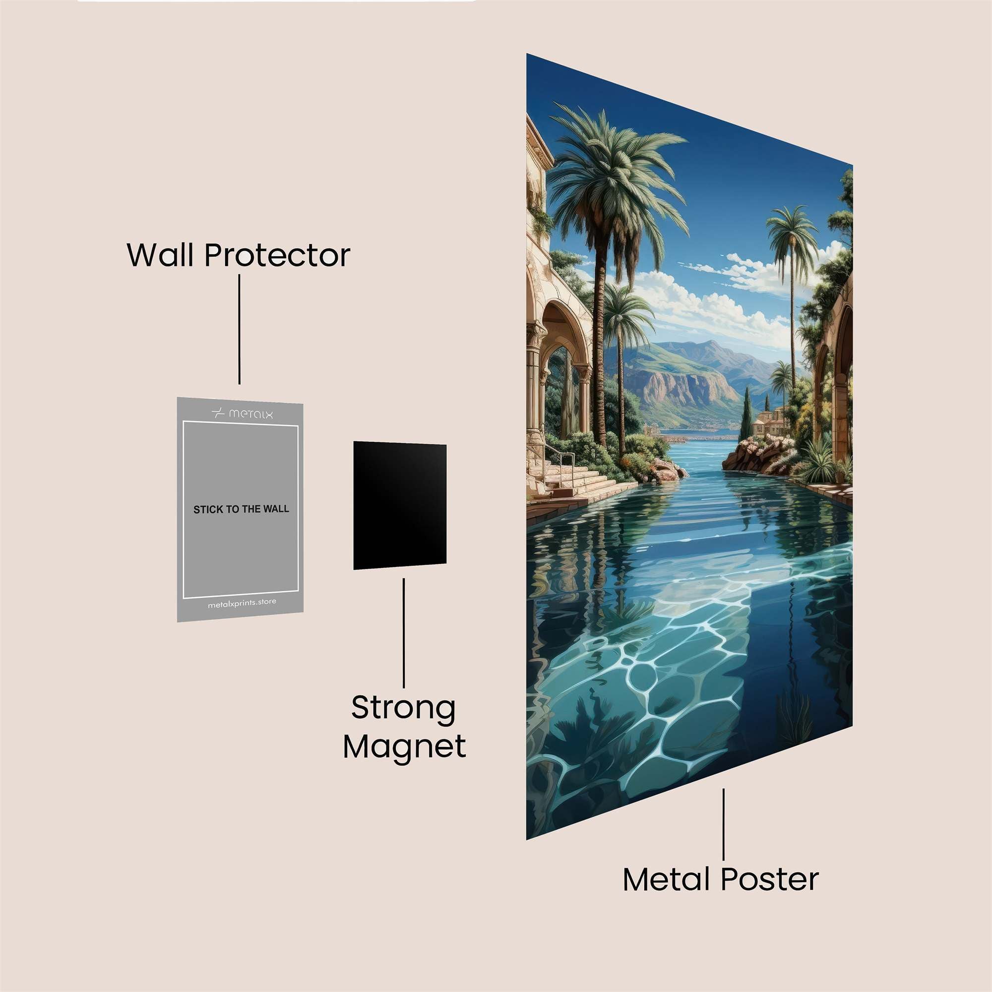 Arcadia Serene Safe Wall Magnetic / M