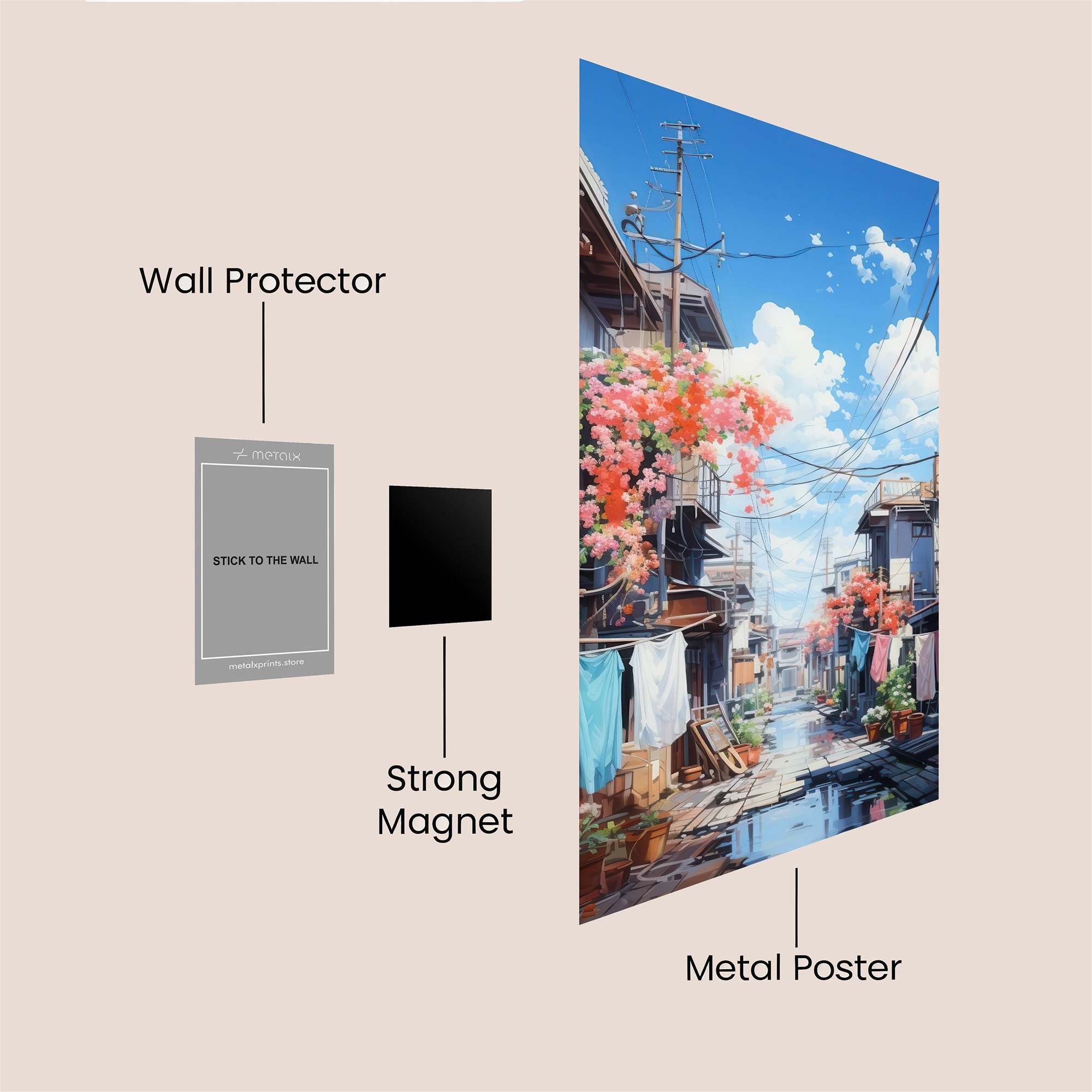 Alley Bliss Safe Wall Magnetic / M