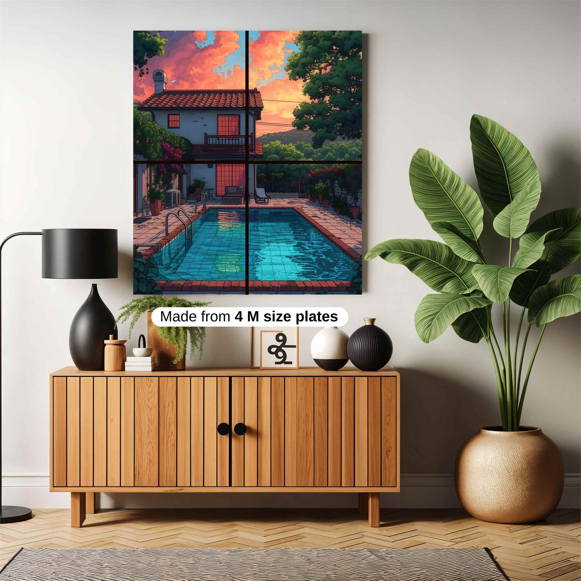 Sunset Serenity Safe Wall Magnetic / M