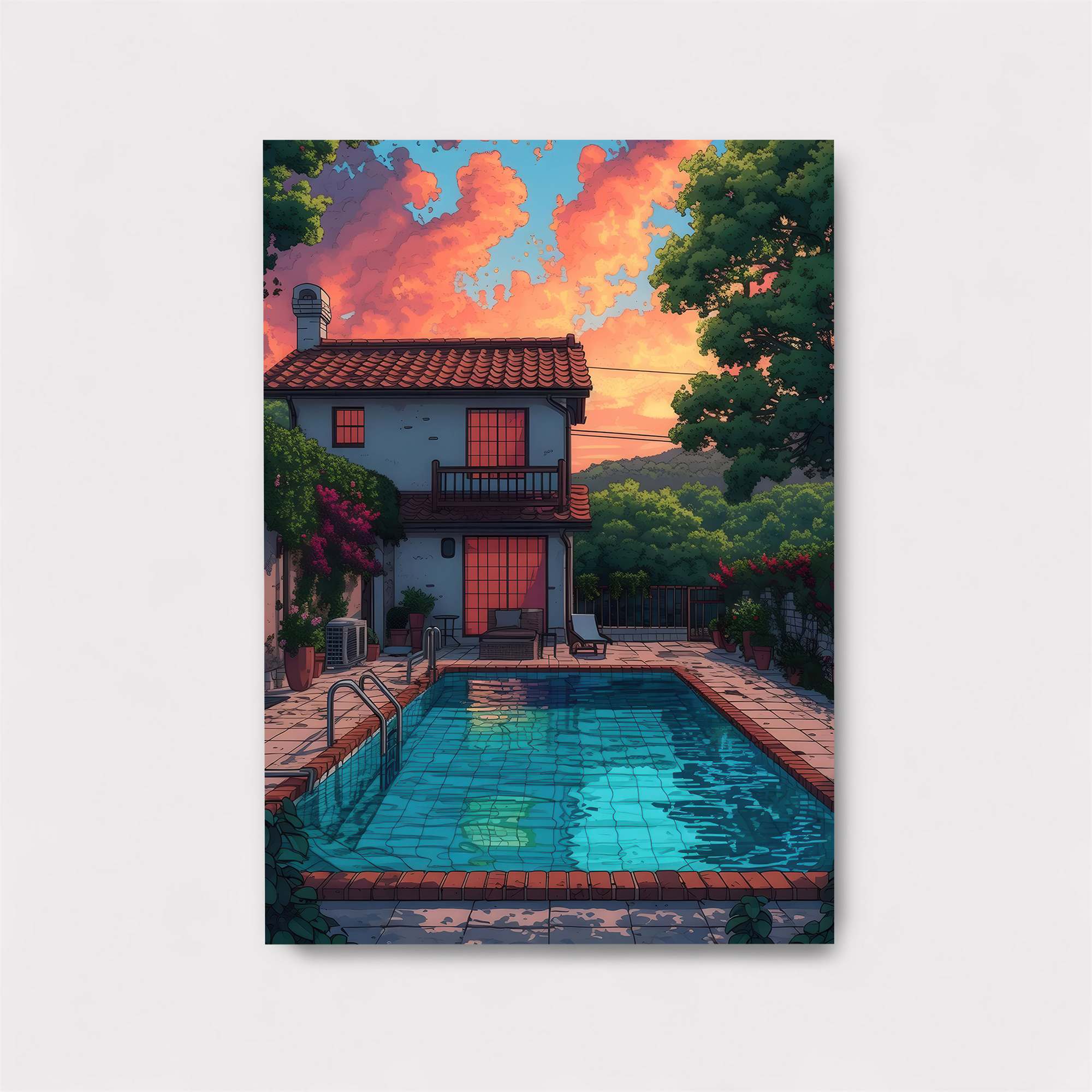 Sunset Serenity Safe Wall Magnetic / M