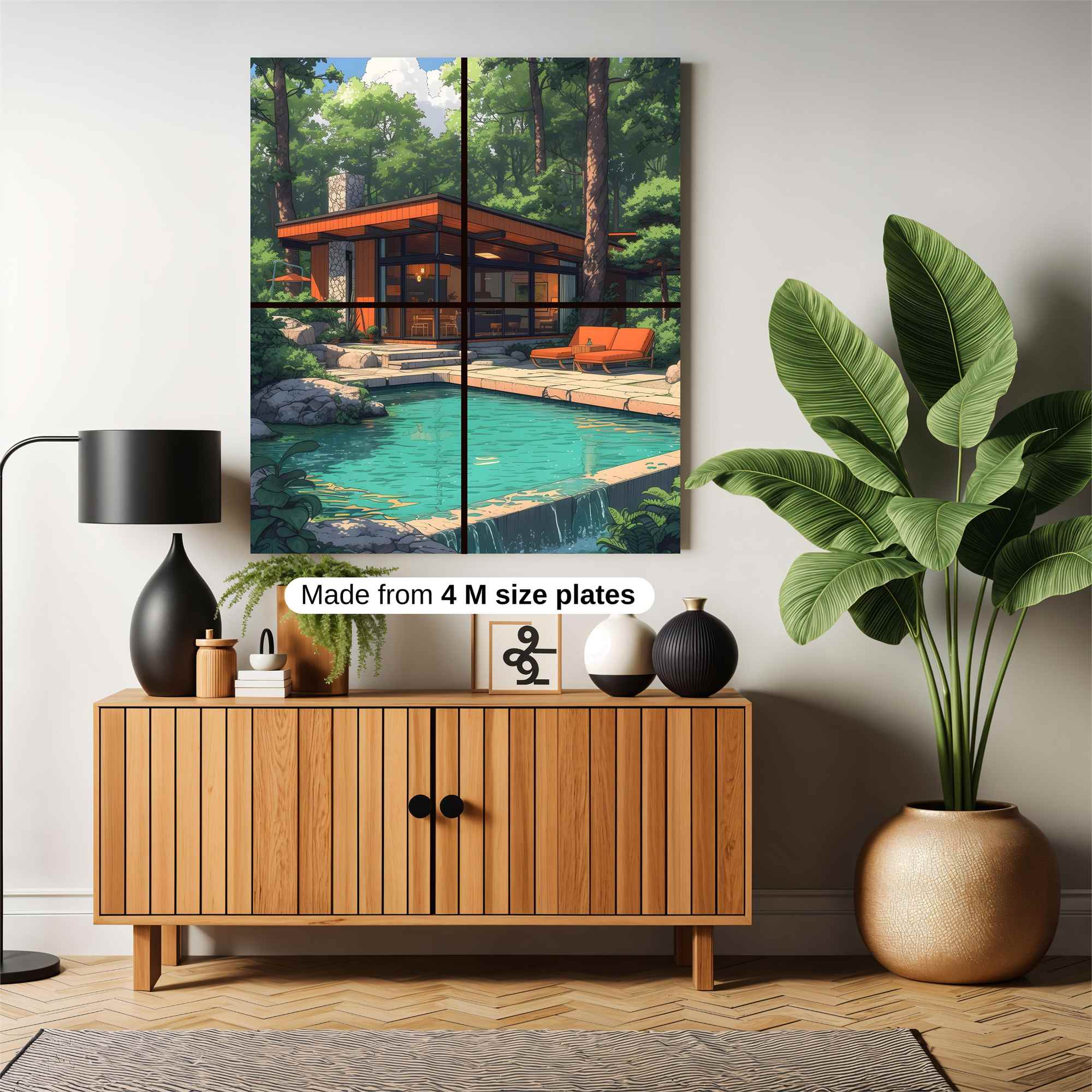 Forest Serenity Safe Wall Magnetic / M