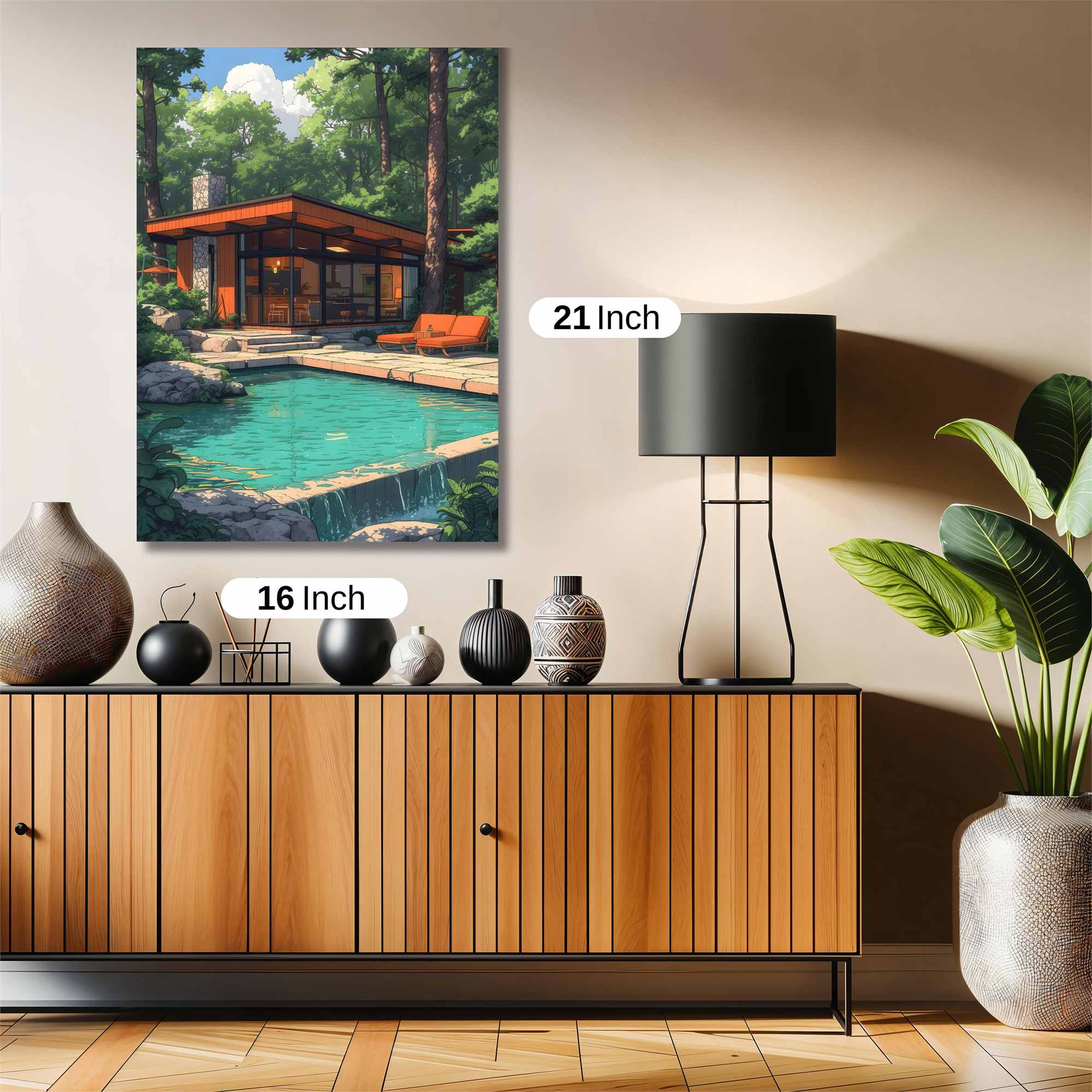 Forest Serenity Safe Wall Magnetic / M