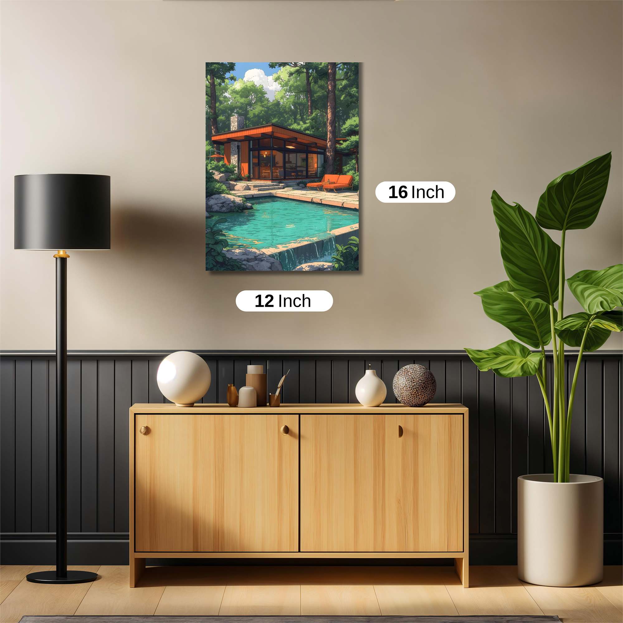 Forest Serenity Safe Wall Magnetic / M