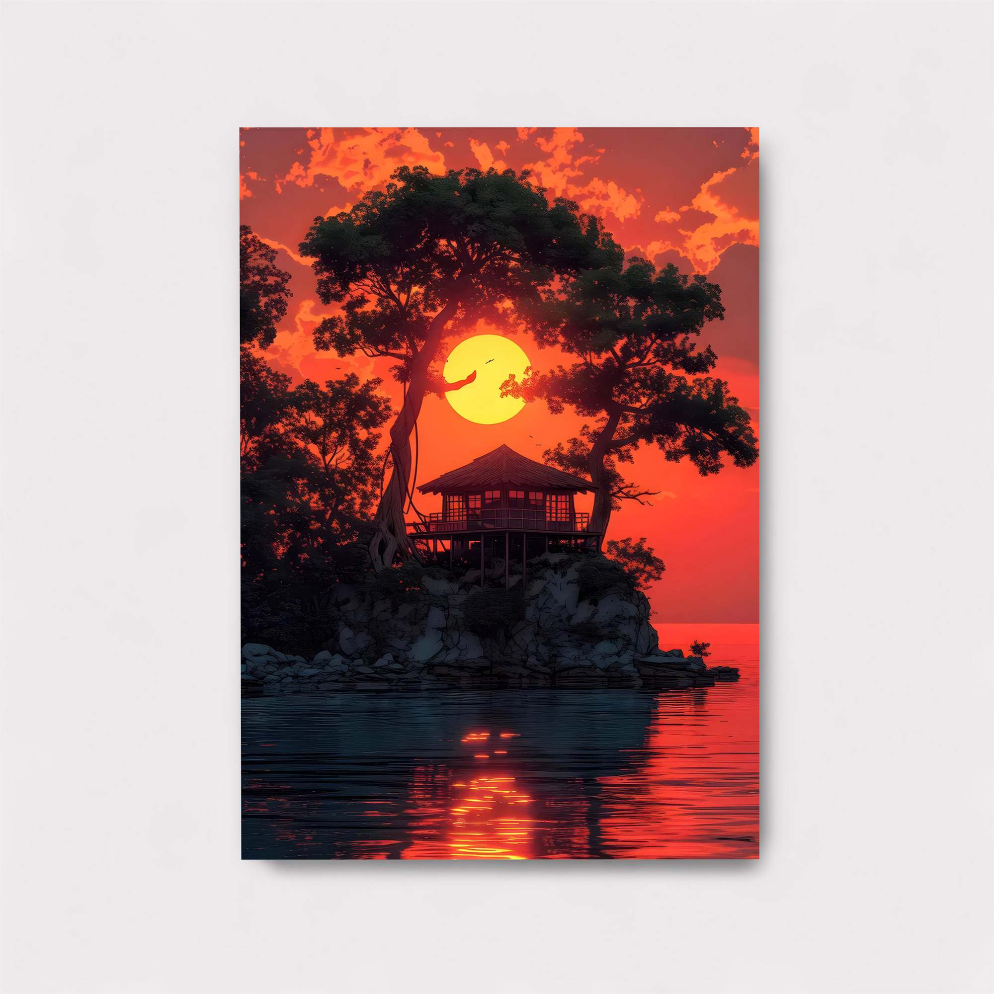 Sunset Serenity Safe Wall Magnetic / M