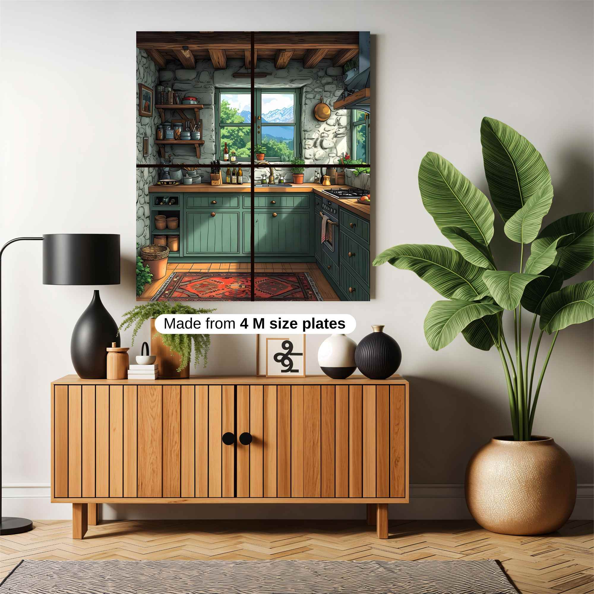 Mountain Serenity Safe Wall Magnetic / M