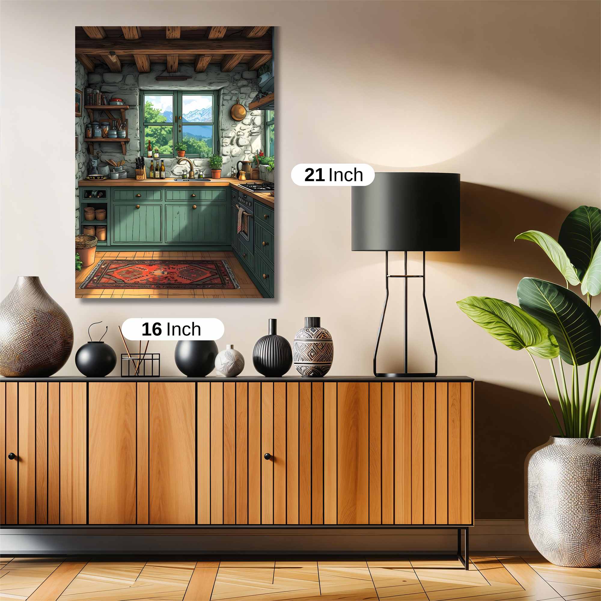 Mountain Serenity Safe Wall Magnetic / M