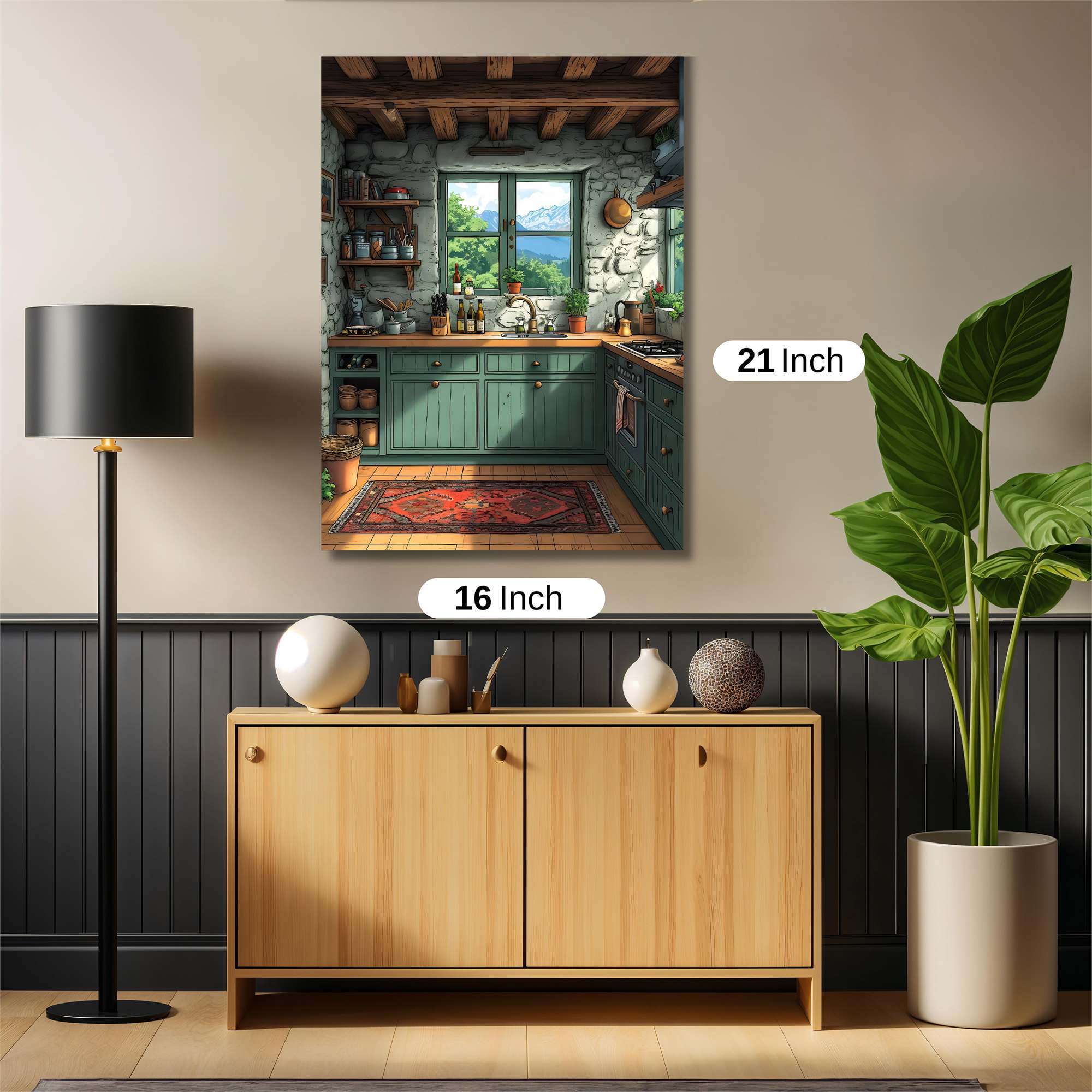 Mountain Serenity Safe Wall Magnetic / M