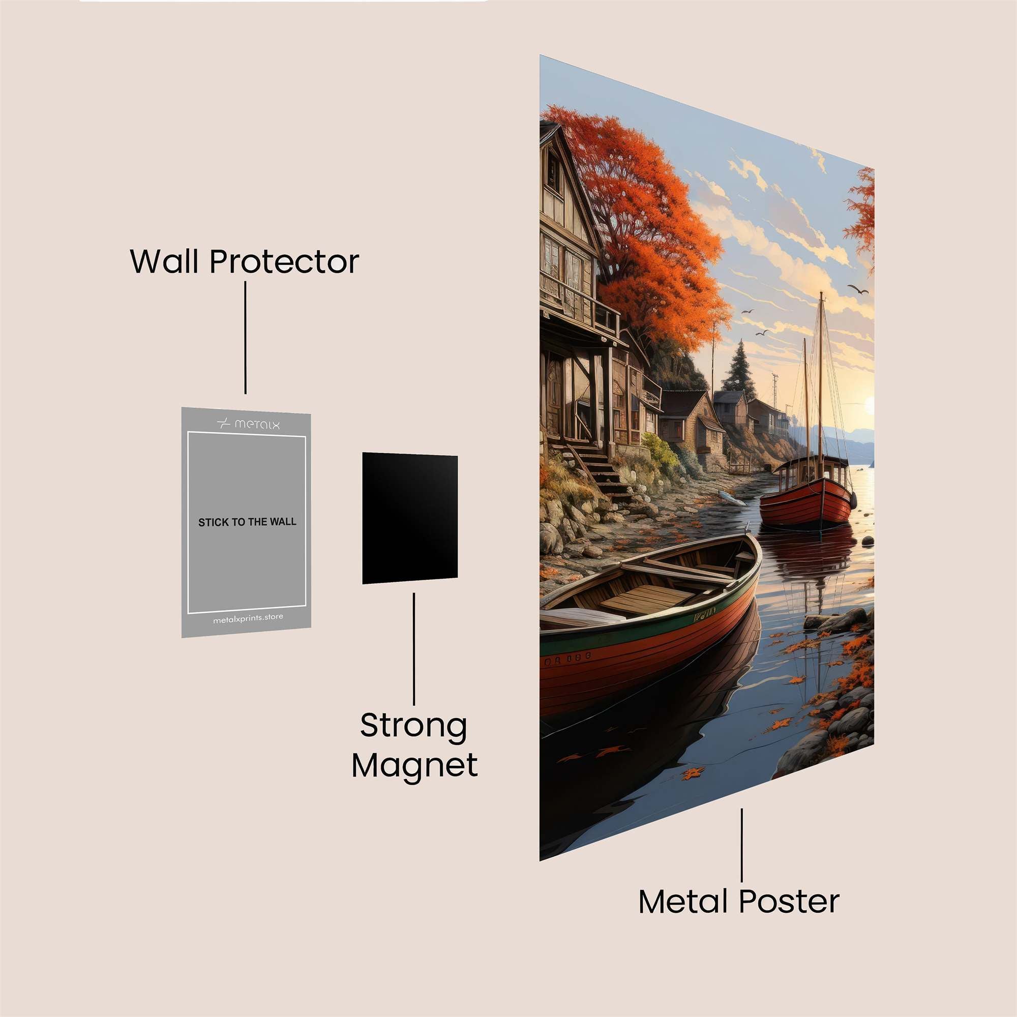 Autumn Serenity Safe Wall Magnetic / M