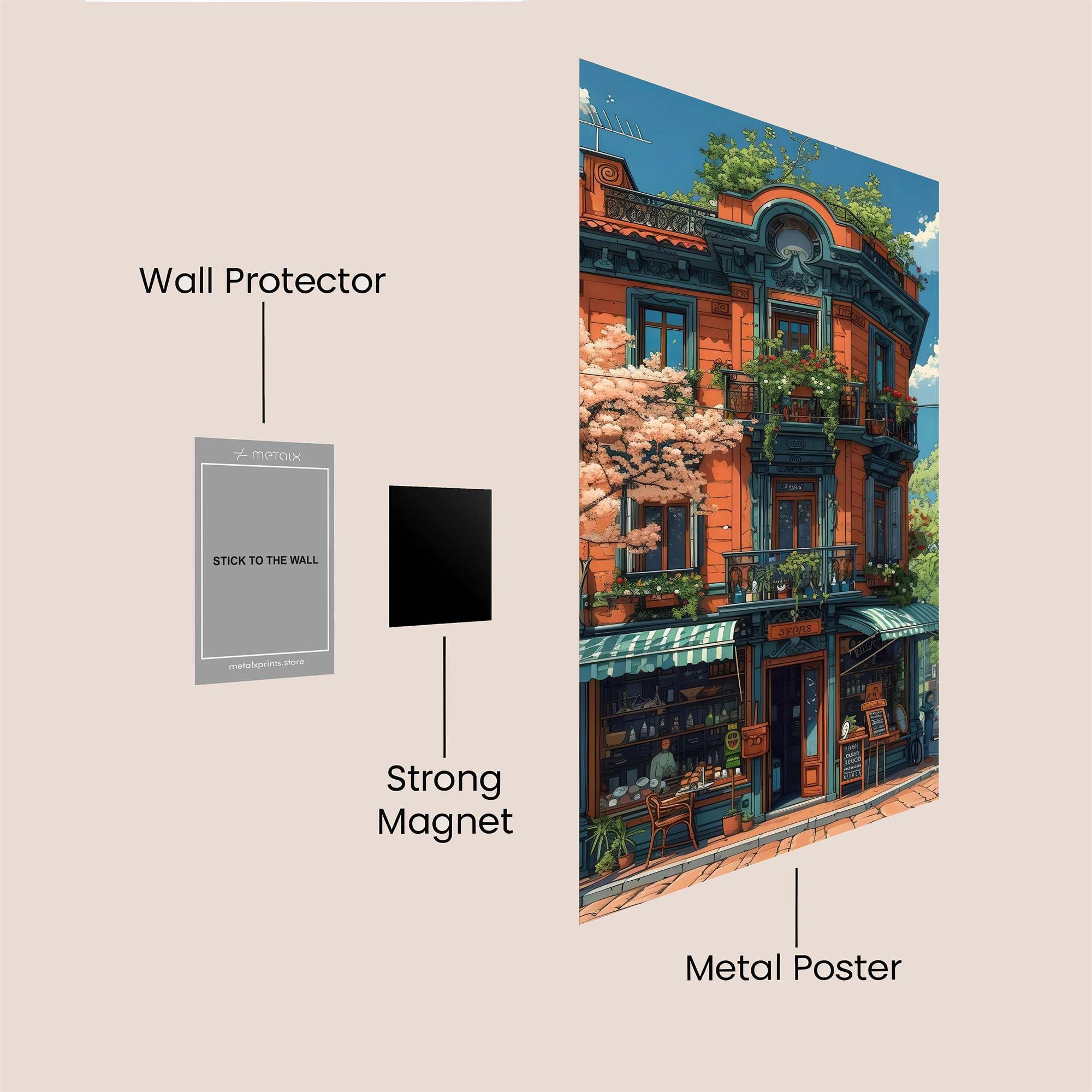 Blossom Serenity Safe Wall Magnetic / M