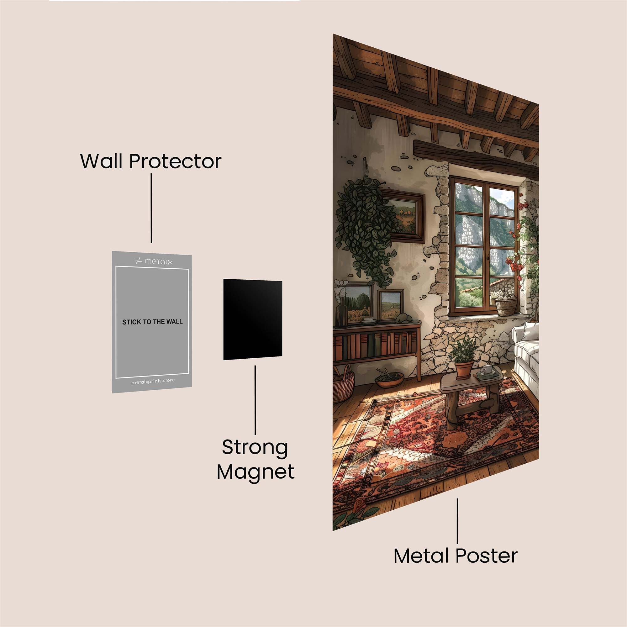 Cozy Haven Safe Wall Magnetic / M