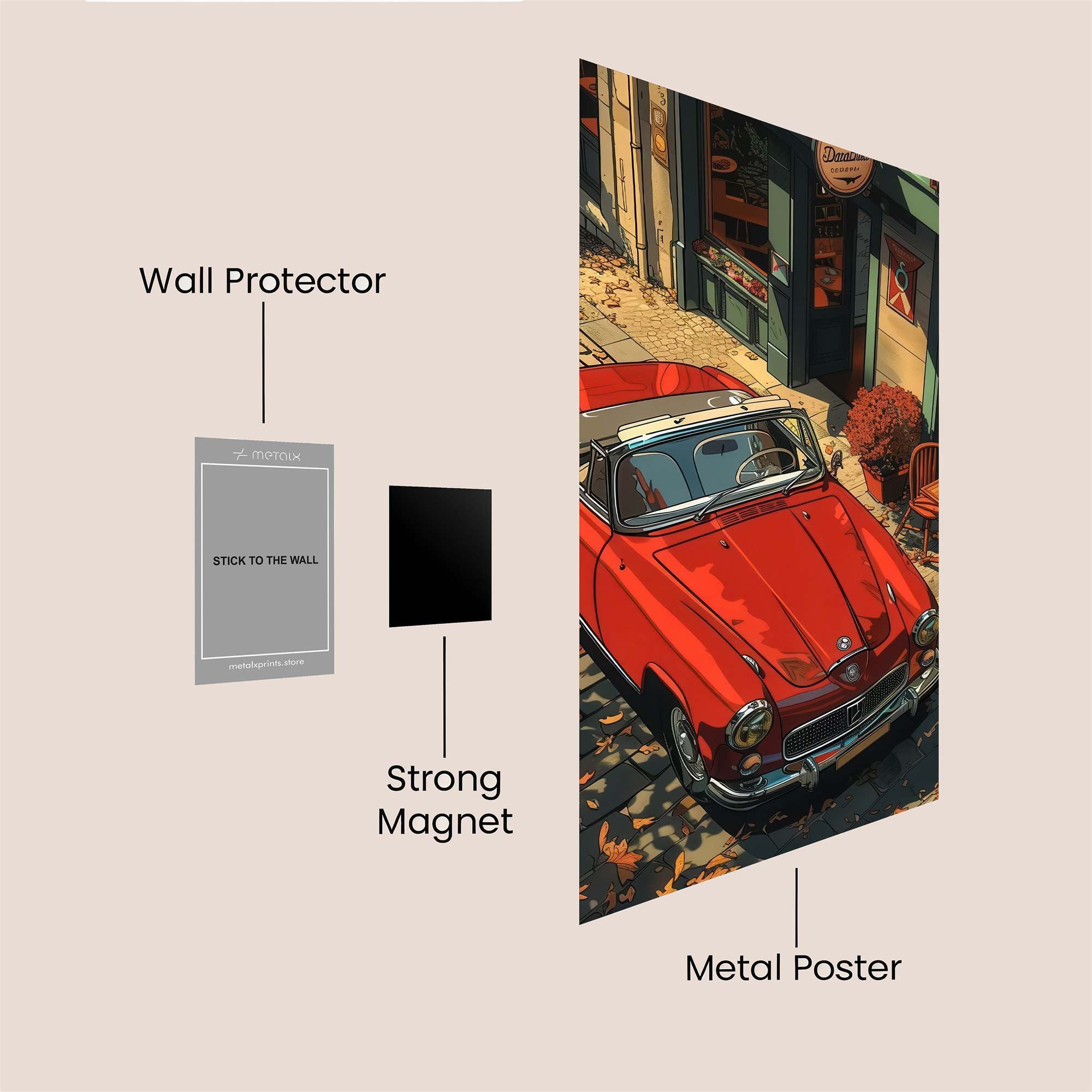 Classic Charm Safe Wall Magnetic / M