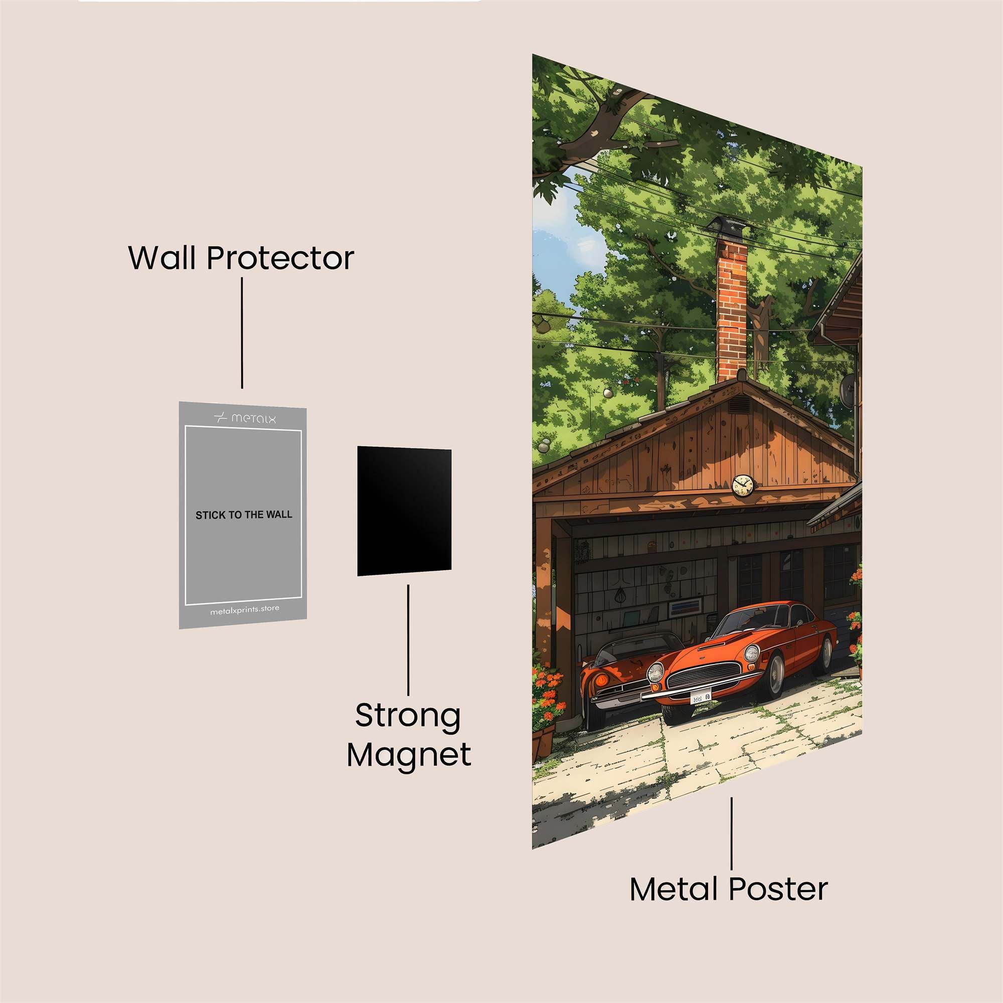 Cabin Serenity Safe Wall Magnetic / M