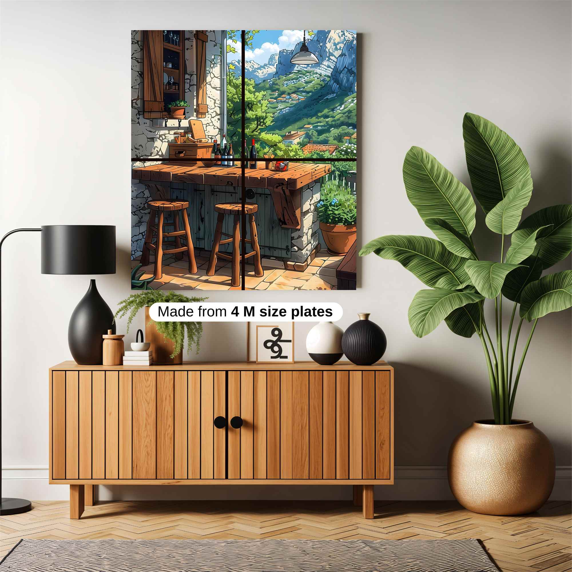 Mountain Serenity Safe Wall Magnetic / M