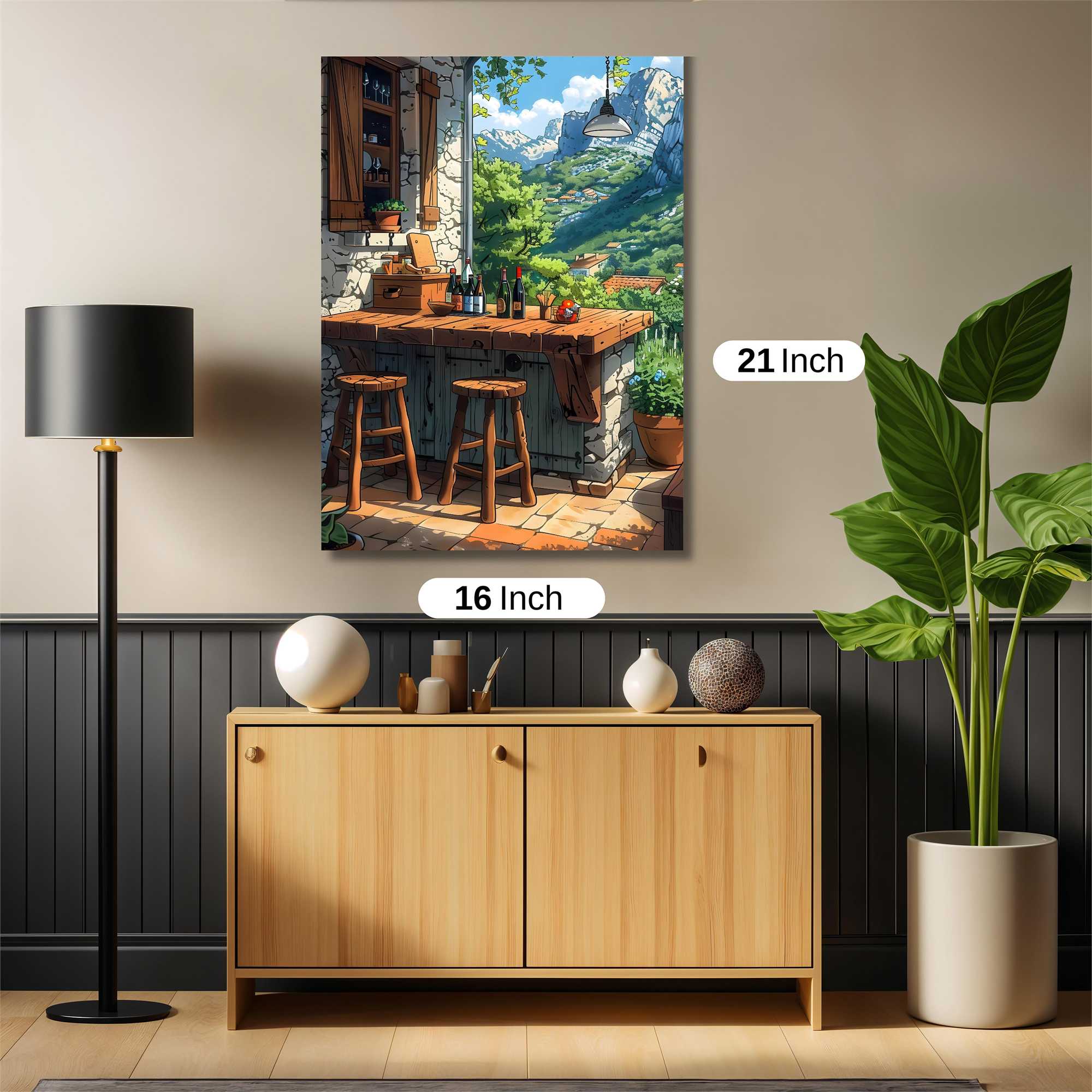 Mountain Serenity Safe Wall Magnetic / M