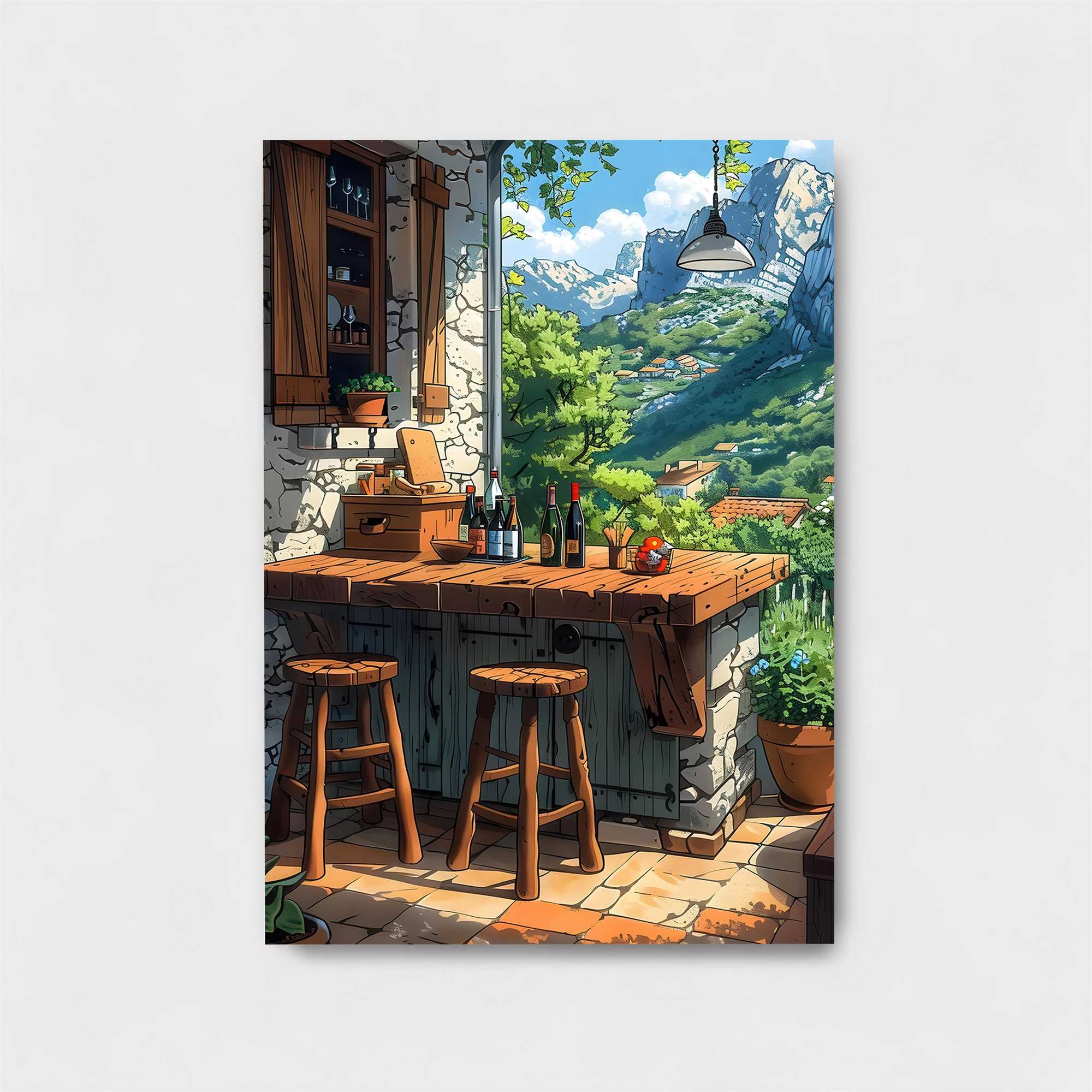 Mountain Serenity Safe Wall Magnetic / M