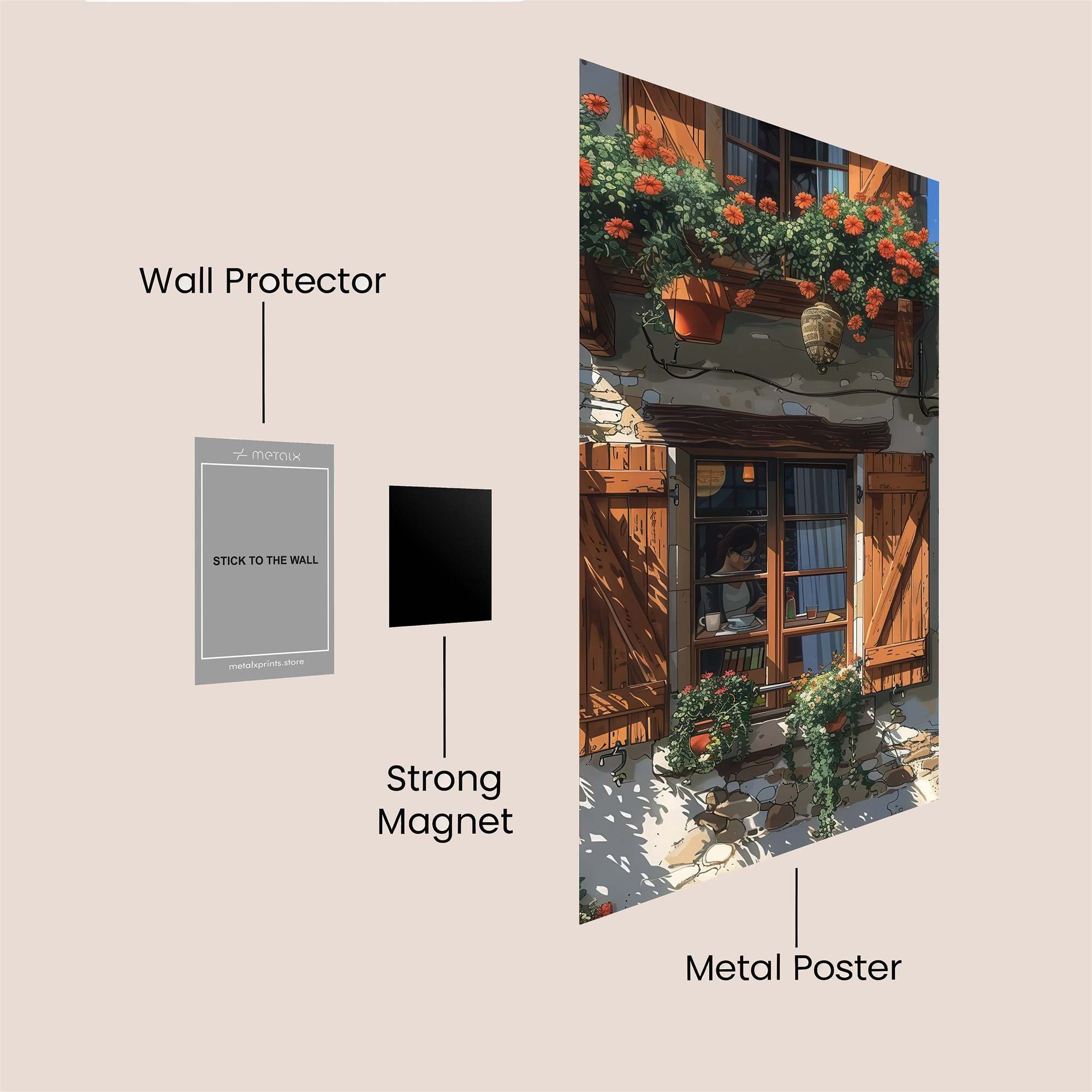 Blossom Serenity Safe Wall Magnetic / M