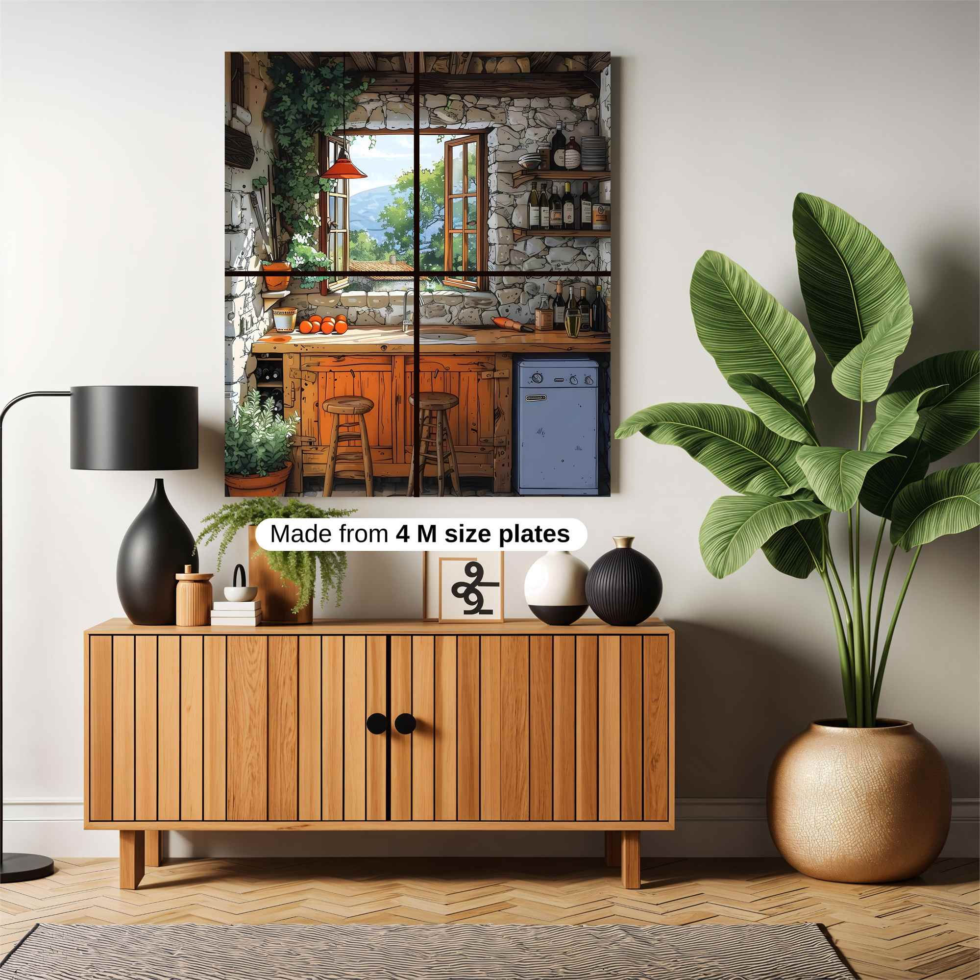 Rustic Bliss Safe Wall Magnetic / M