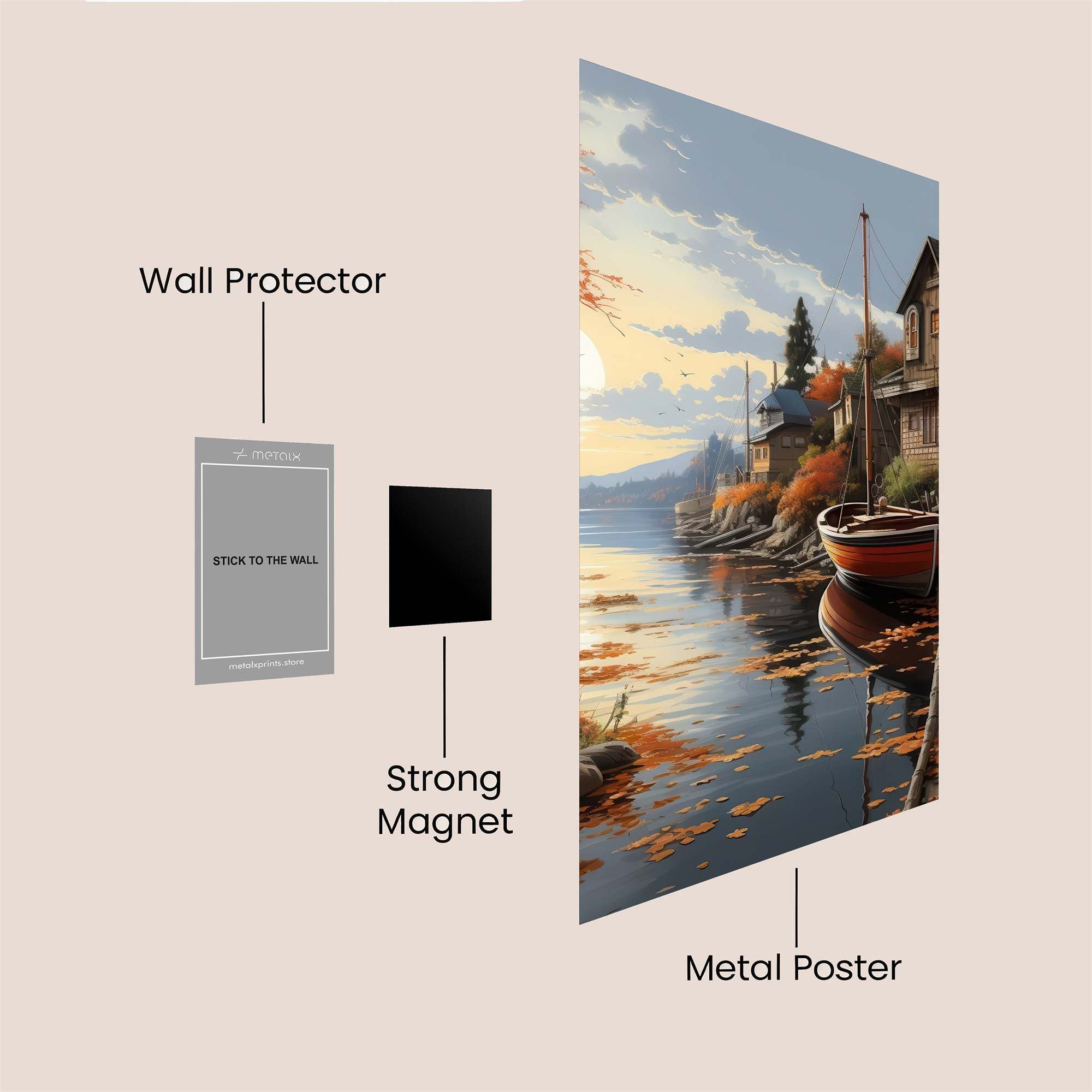 Autumn Serenity Safe Wall Magnetic / M