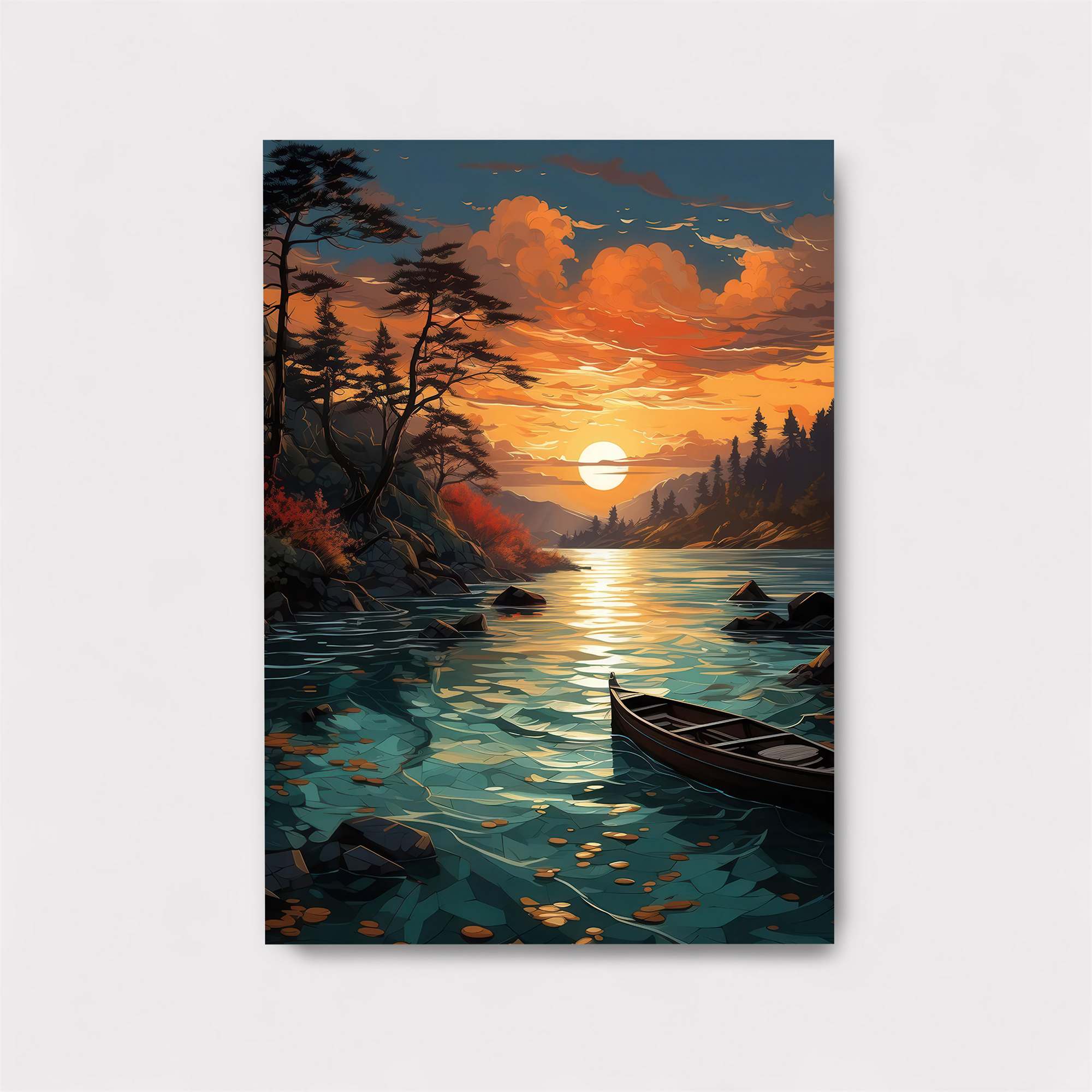 Sunset Serenity Safe Wall Magnetic / M