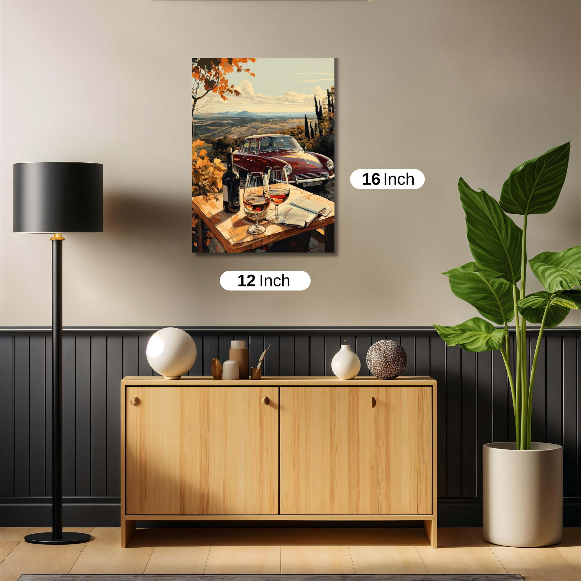 Sunset Serenity Safe Wall Magnetic / M