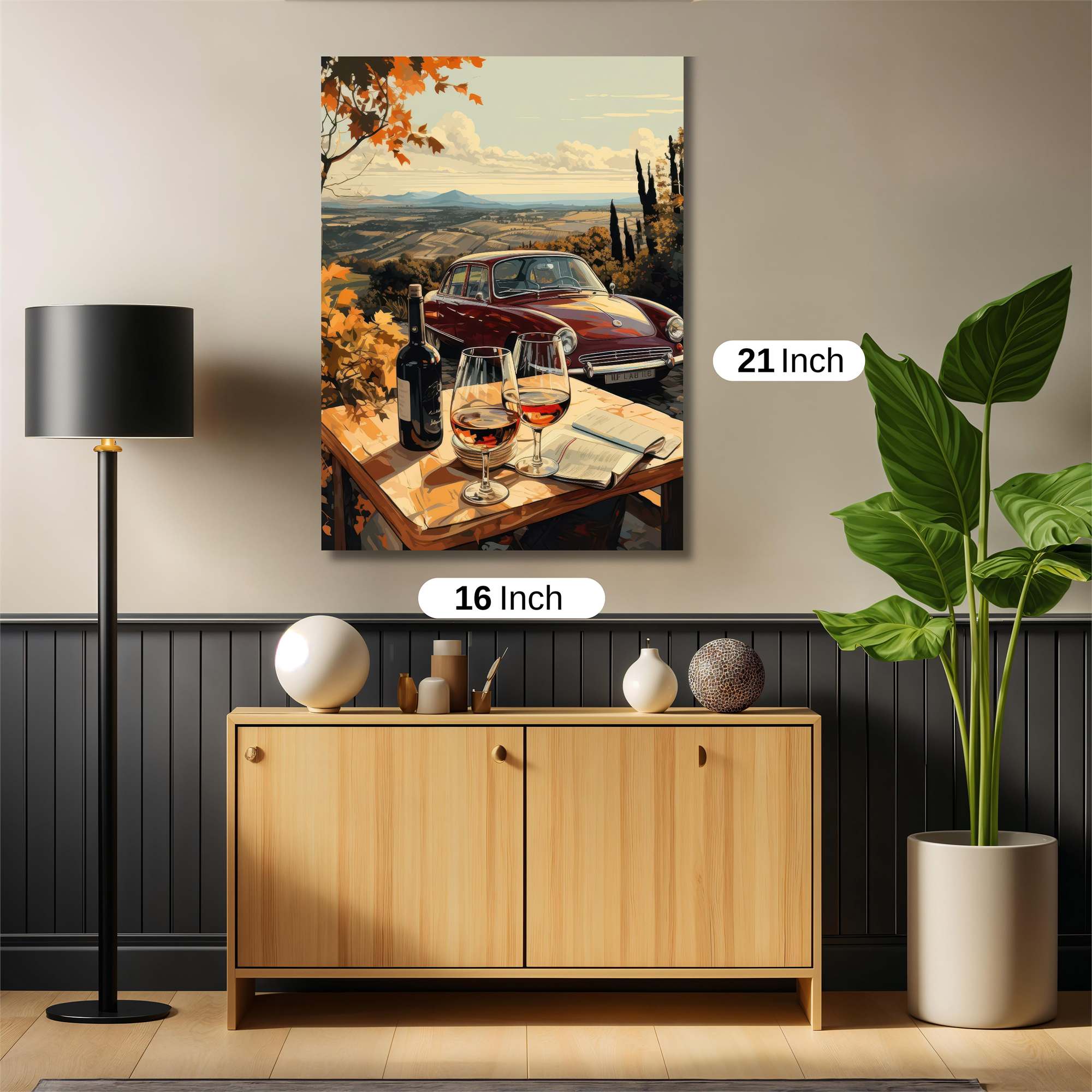 Sunset Serenity Safe Wall Magnetic / M