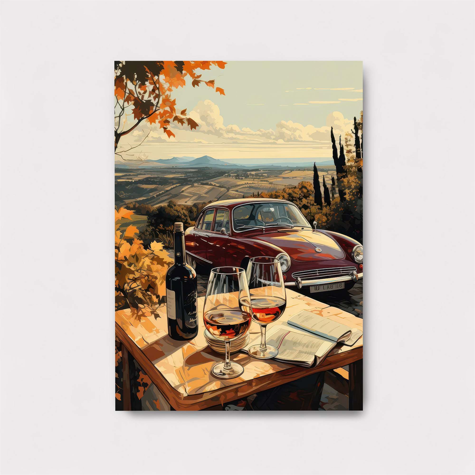 Sunset Serenity Safe Wall Magnetic / M