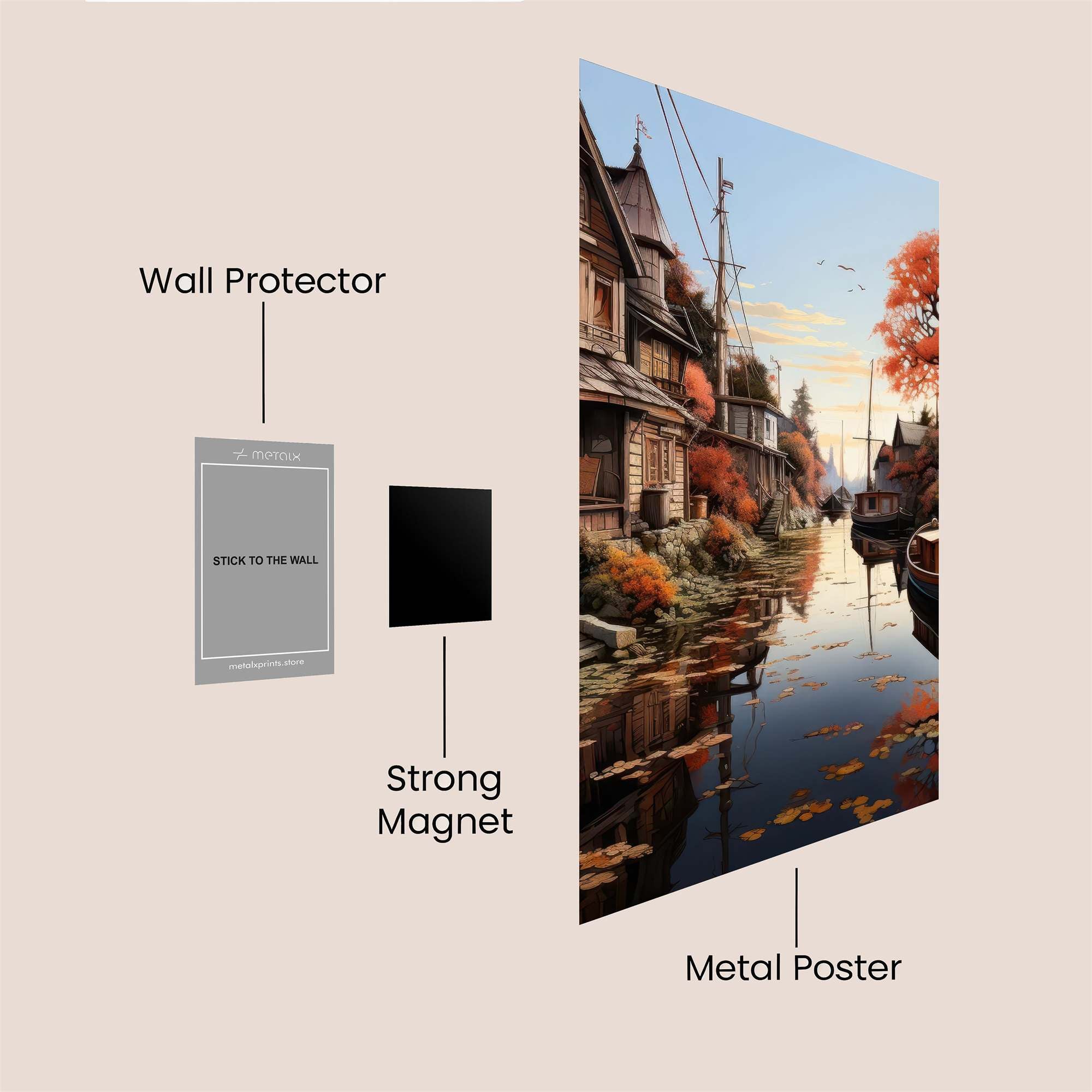 Autumnal Serenity Safe Wall Magnetic / M