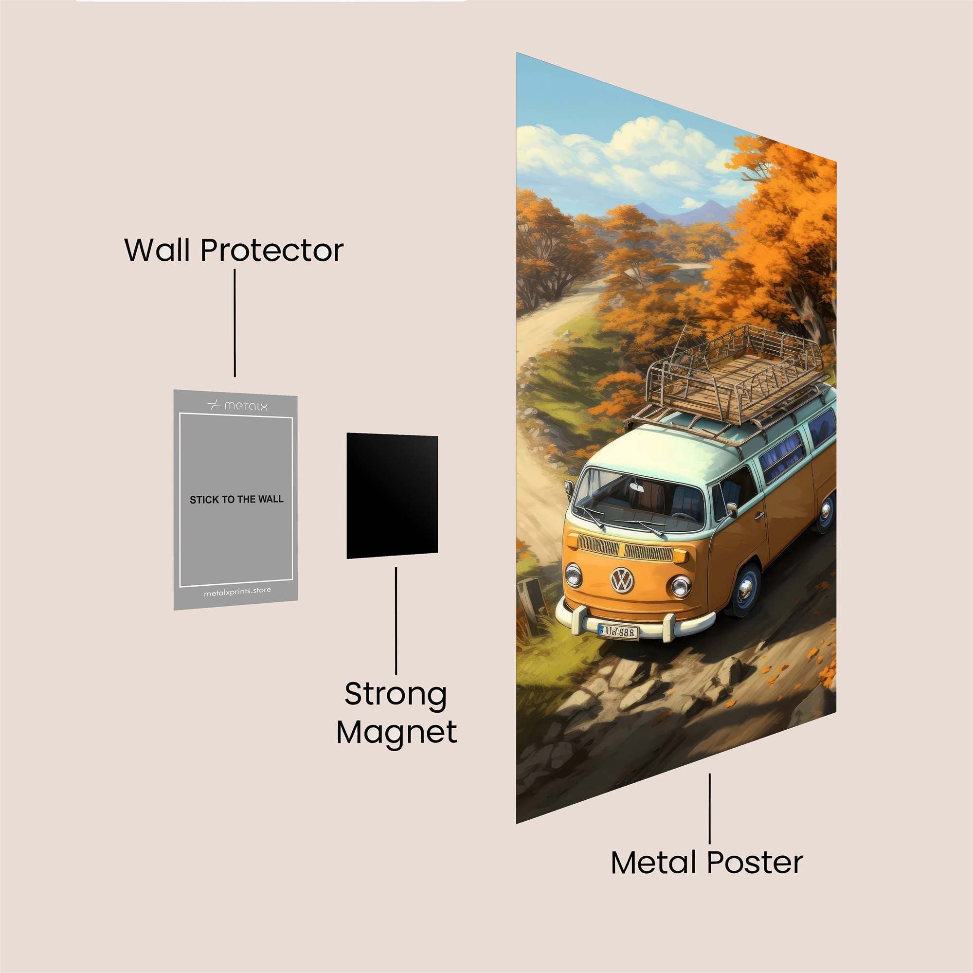 AutumnWander Safe Wall Magnetic / M