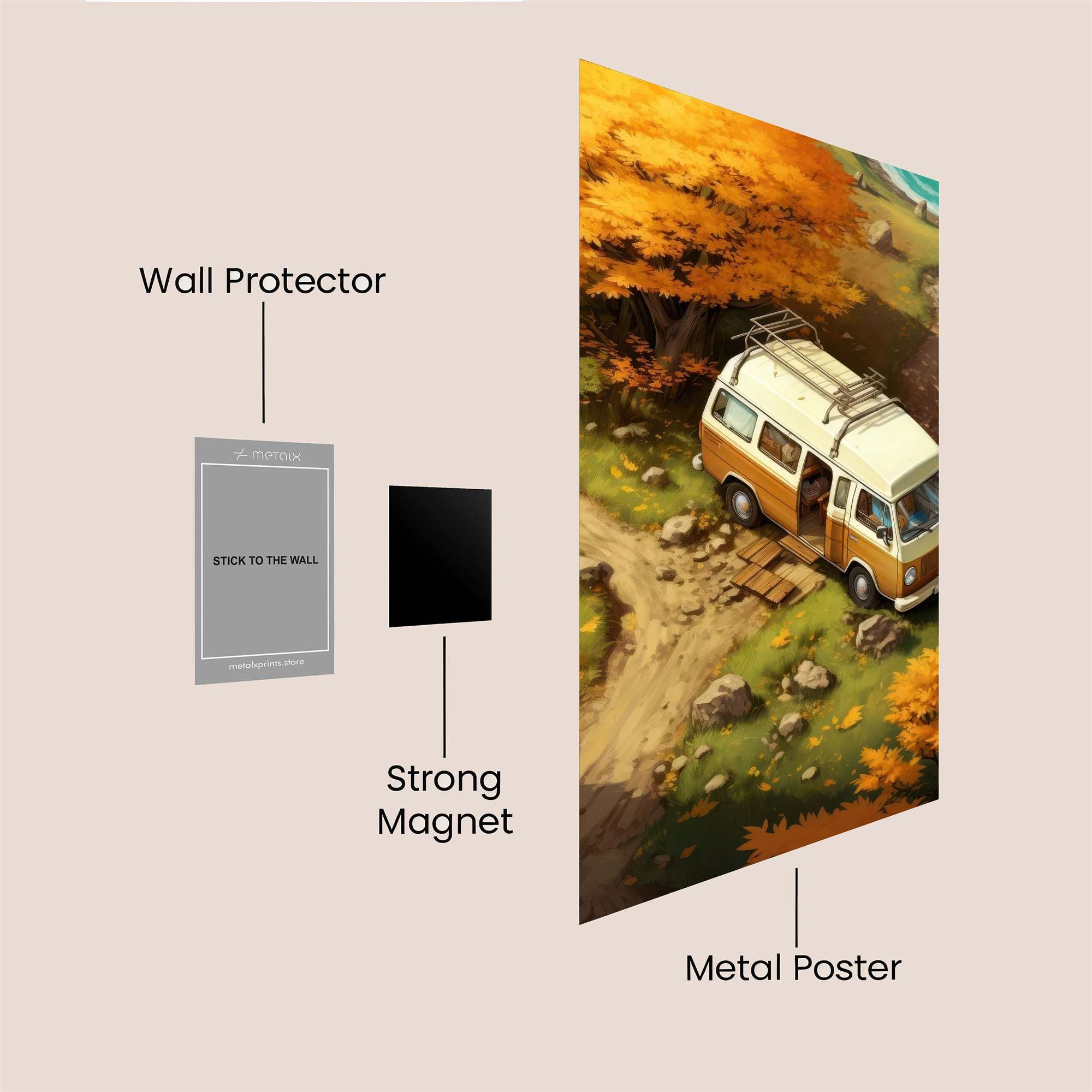 Autumn Adventure Safe Wall Magnetic / M