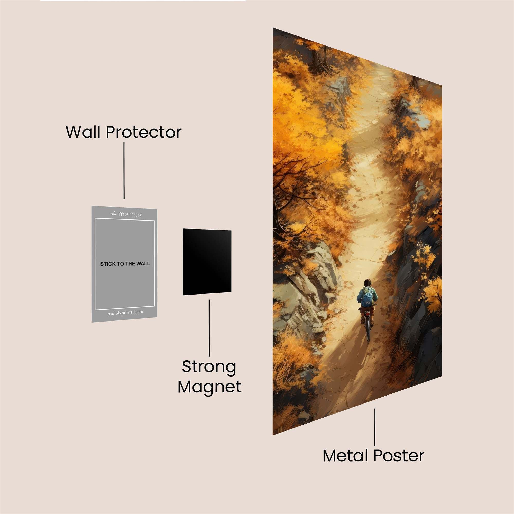 Autumnal Adventure Safe Wall Magnetic / M