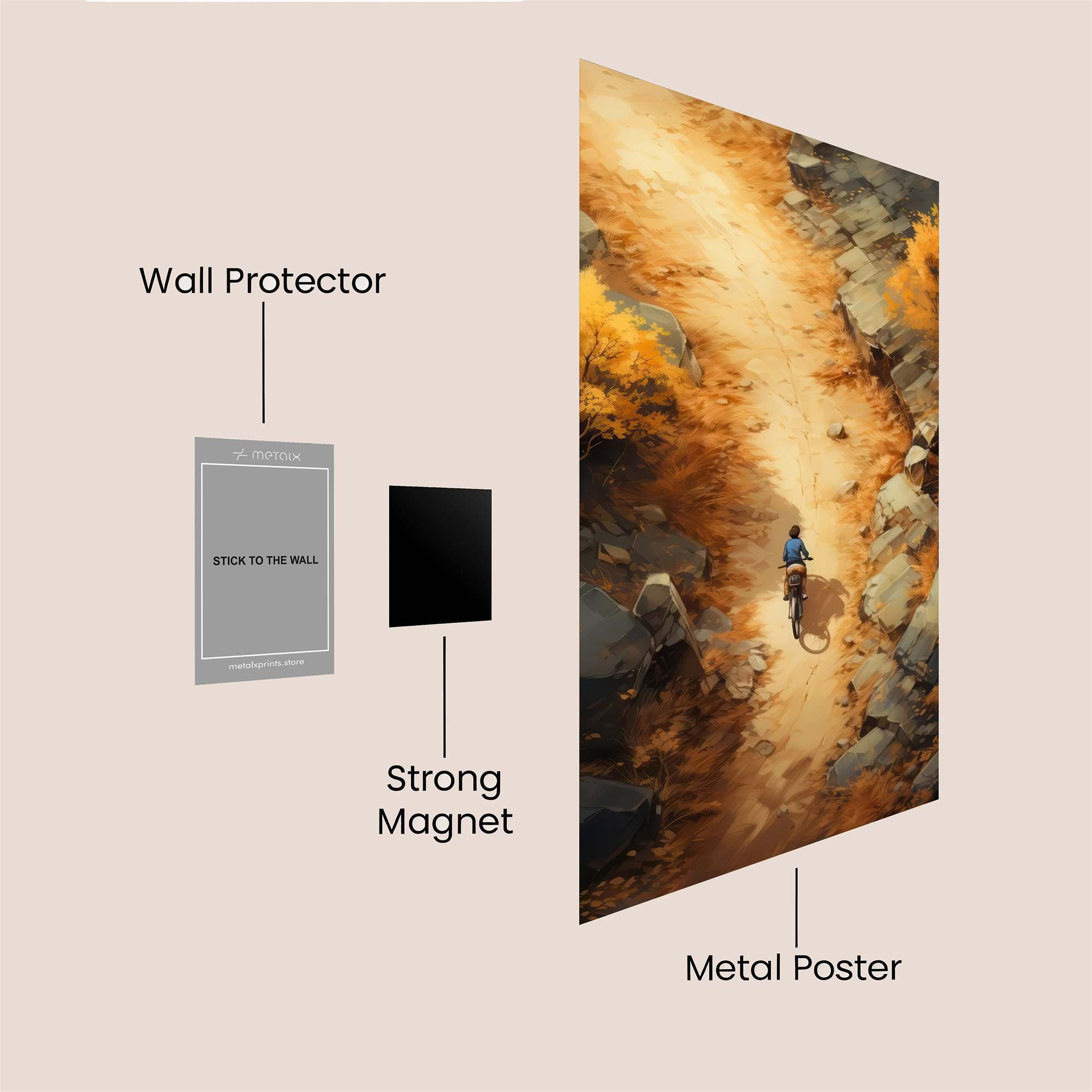 Journey Serene Safe Wall Magnetic / M