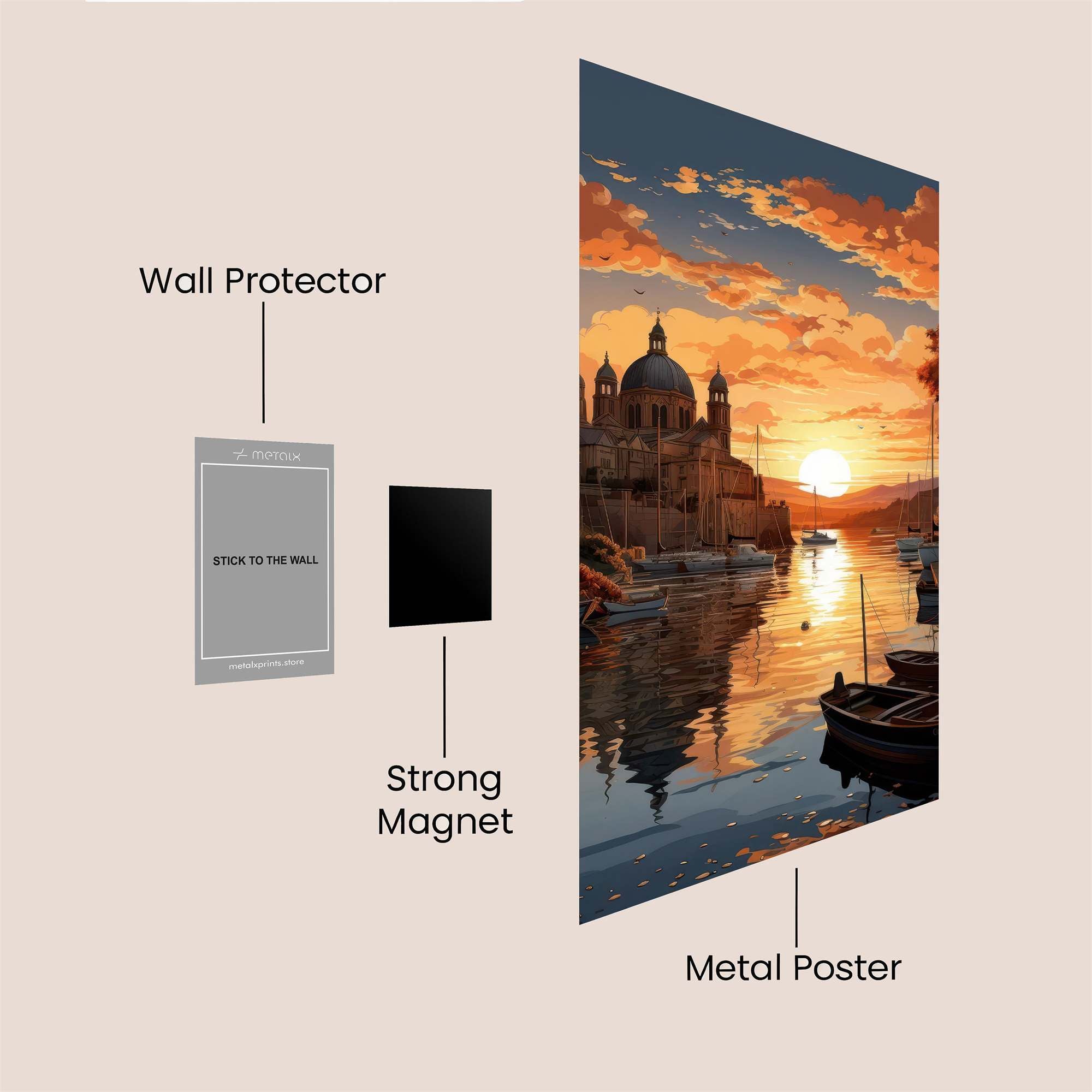 Cathedral Serenity Safe Wall Magnetic / M