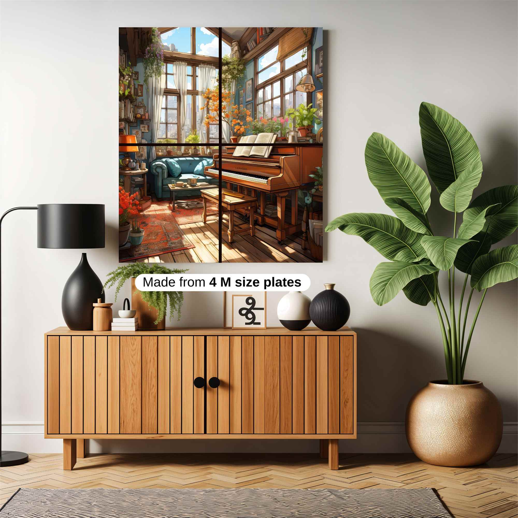 Piano Serenity Safe Wall Magnetic / M