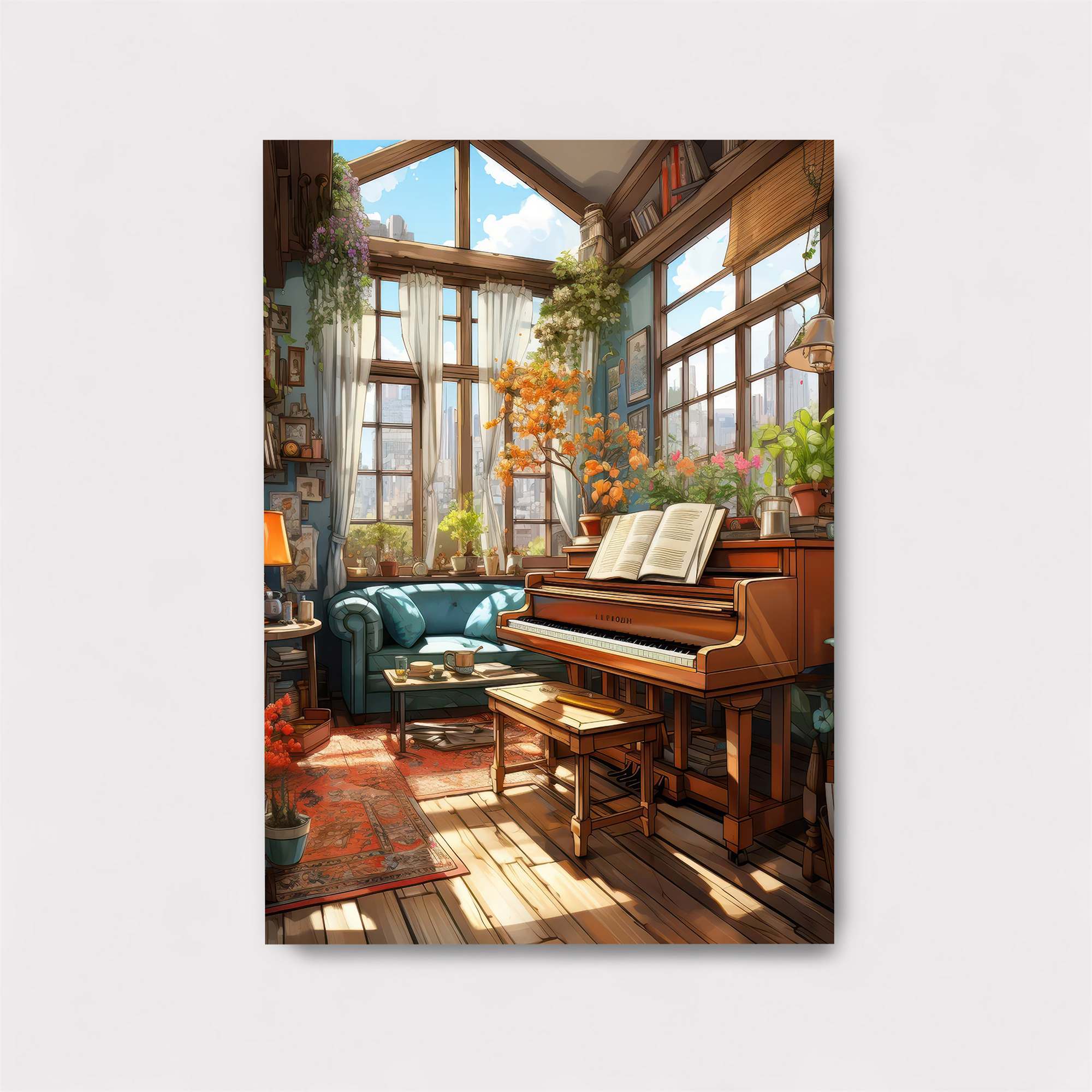 Piano Serenity Safe Wall Magnetic / M