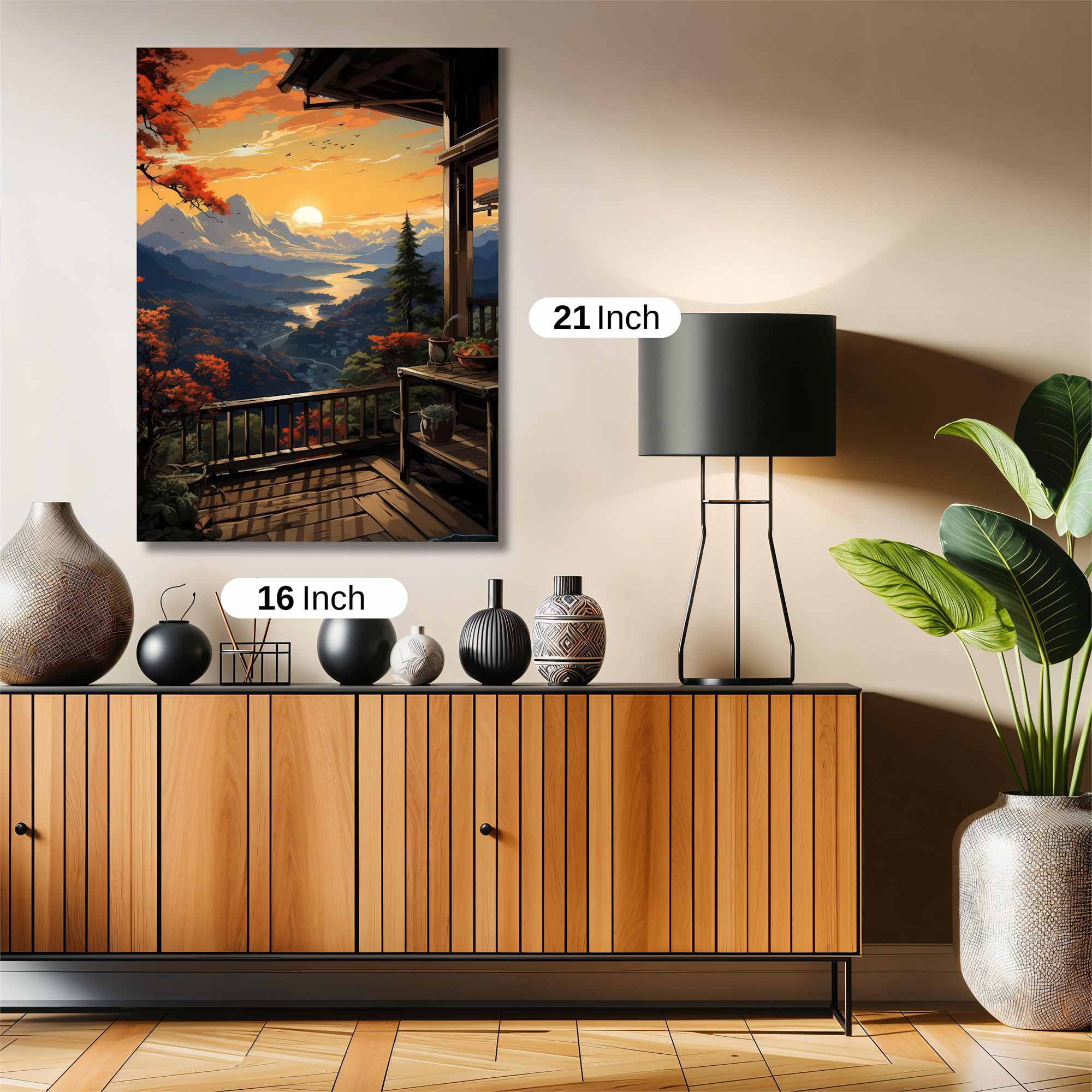 Sunset Serenity Safe Wall Magnetic / M