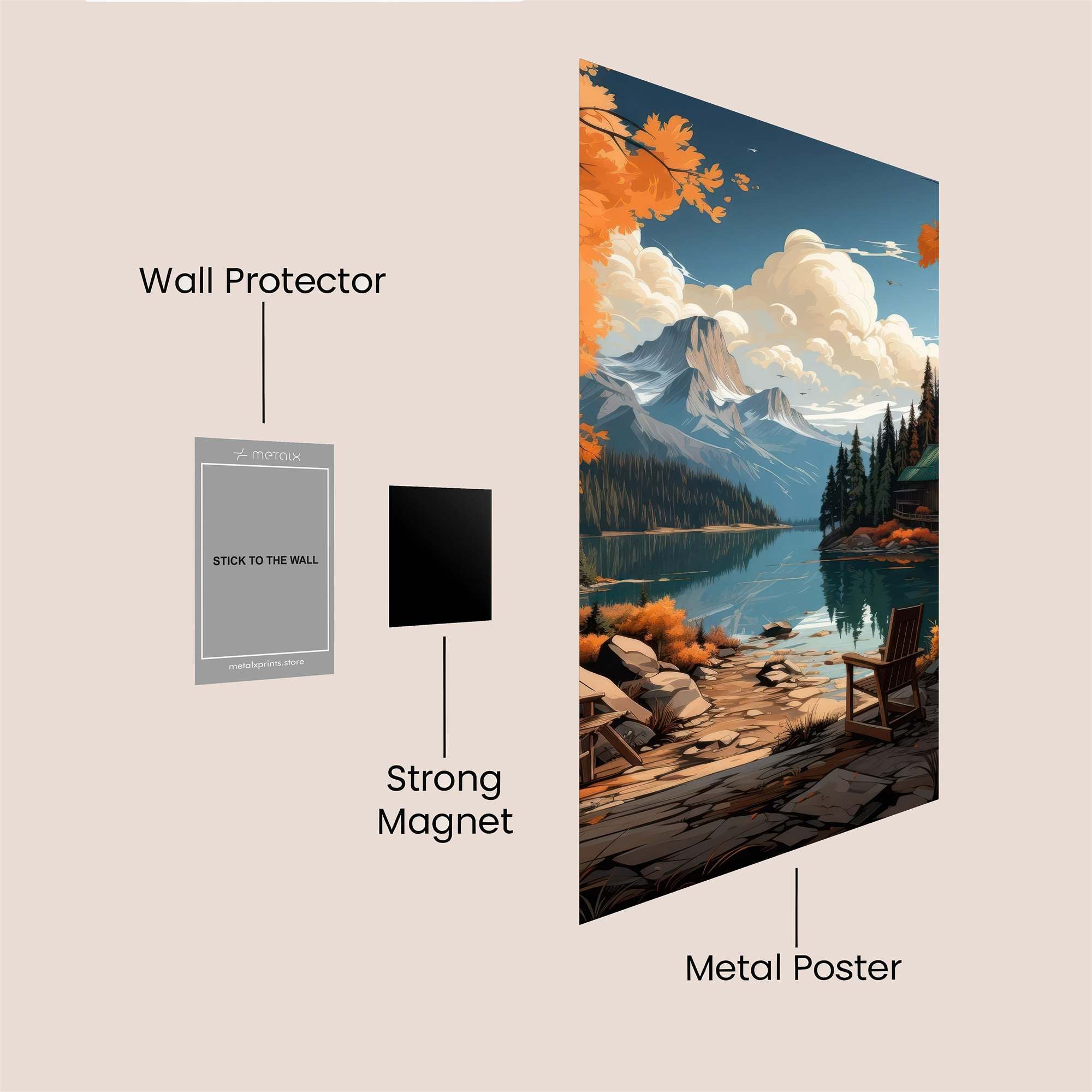 Autumn Serenity Safe Wall Magnetic / M